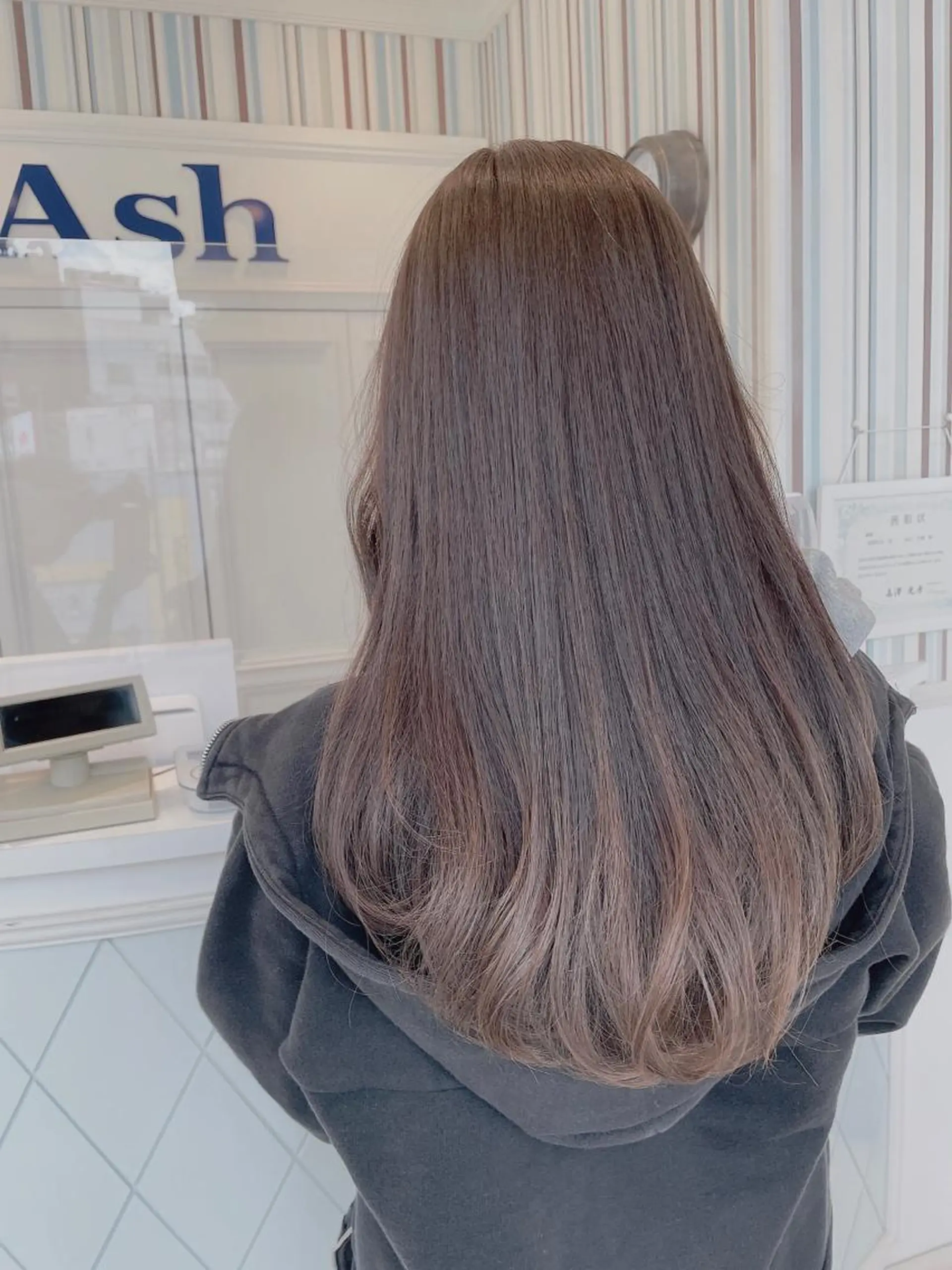 ロング カット ヘアカラー トリートメント 💗ブリーチなし 垢抜け💗徳井はやとのヘアスタイル