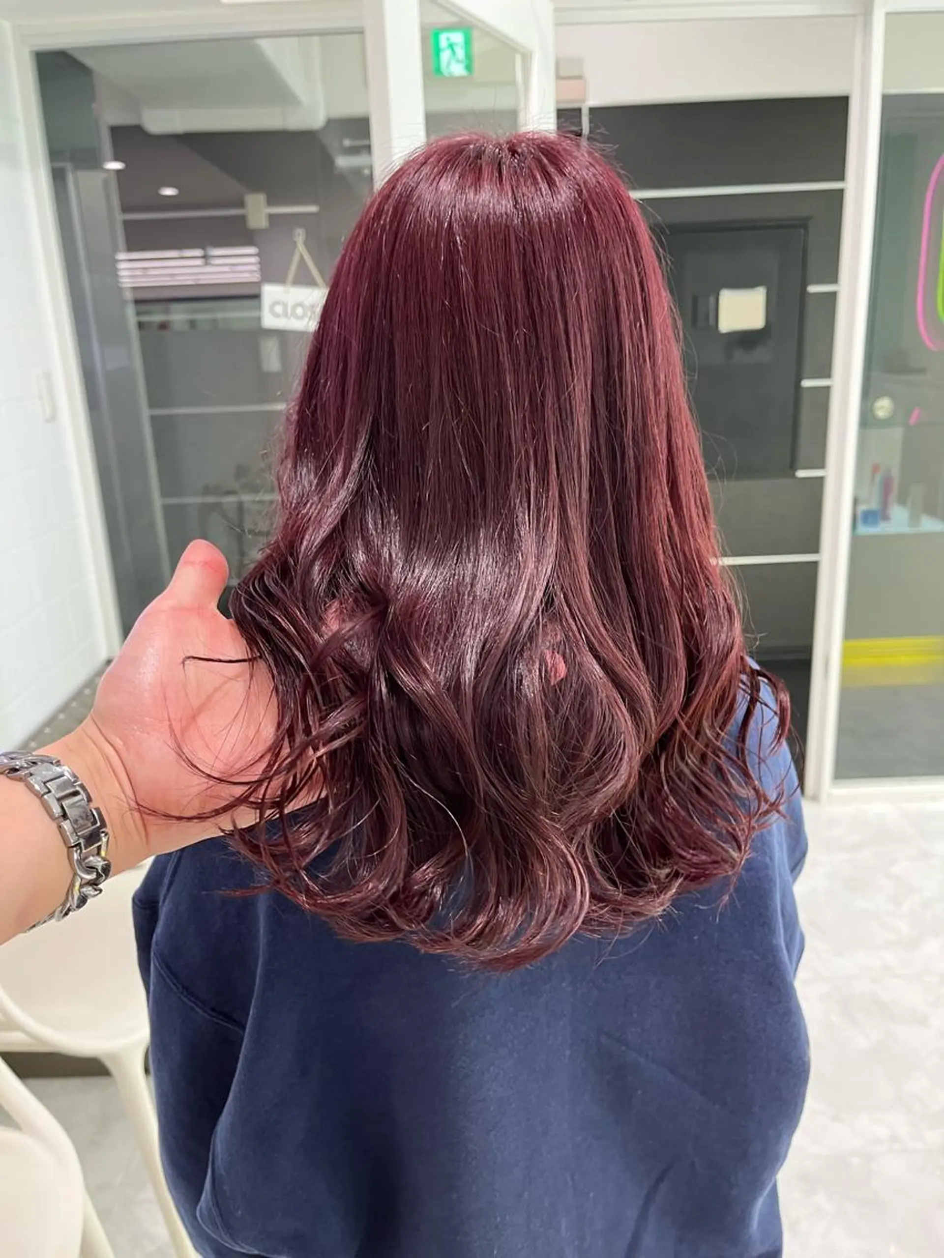 セミロング ヘアカラー トリートメント ヘッドスパ ヘアセット I S所属・🌿透明感カラー‪ 縮毛矯正✨かずきのヘアスタイル