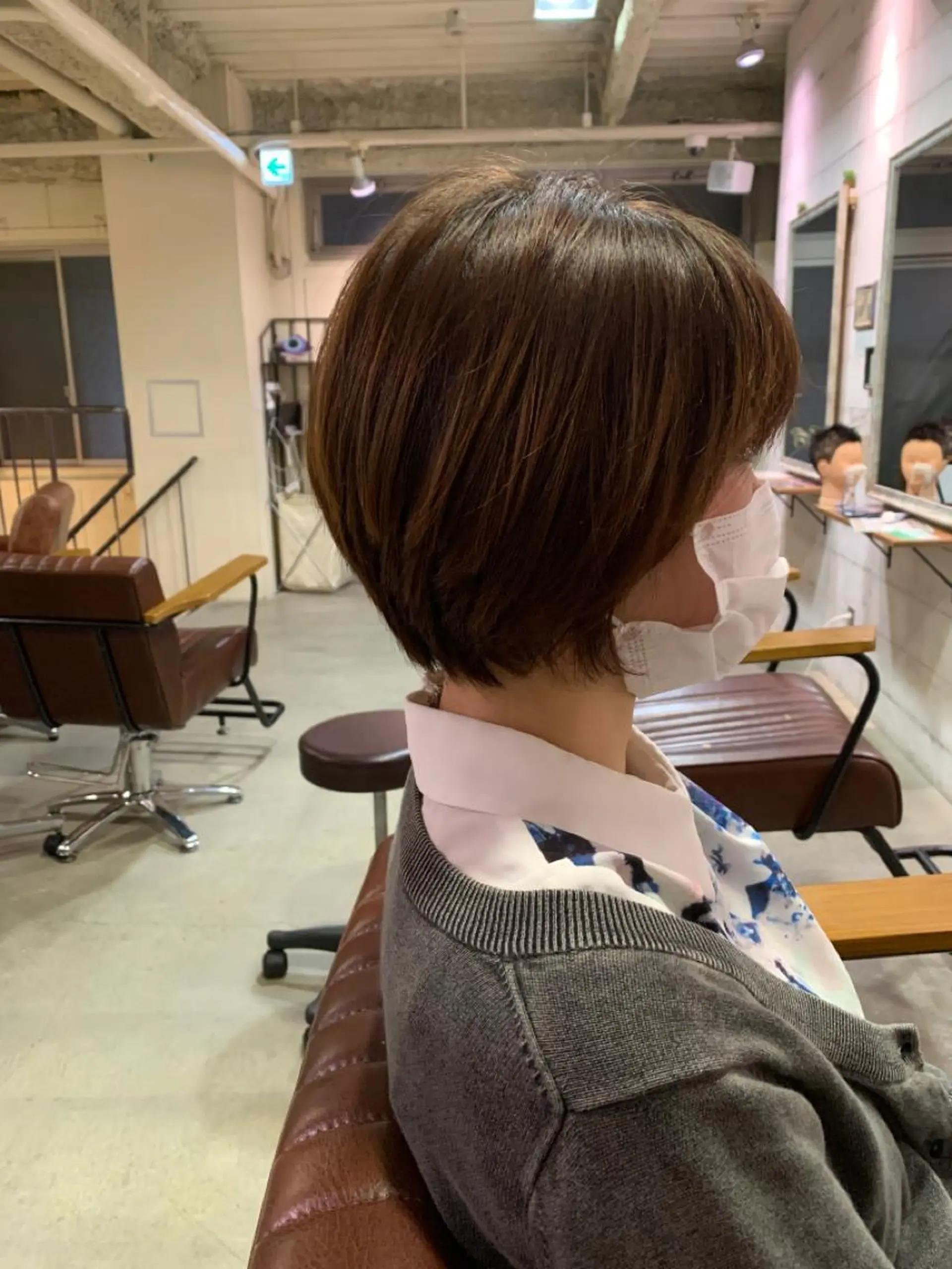 ショート ショートボブ ボブ ショートヘア 岸本 桂輝のヘアスタイル