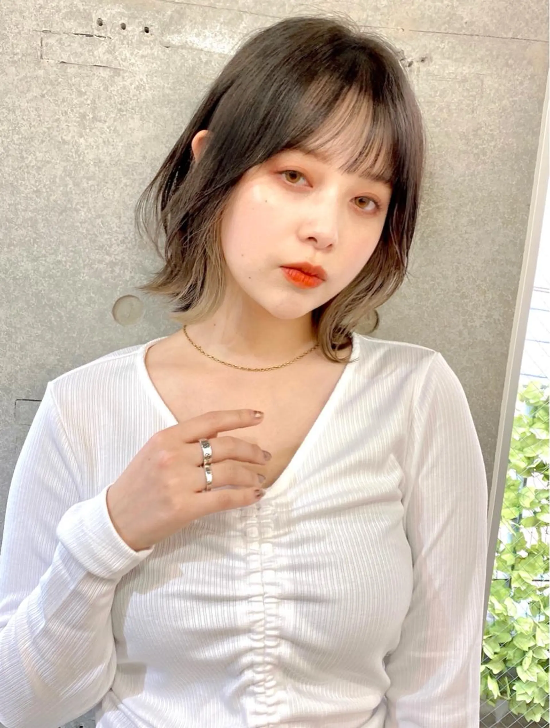ミディアム カラー 似合わせレイヤー 🇰🇷荒木洋文のヘアスタイル