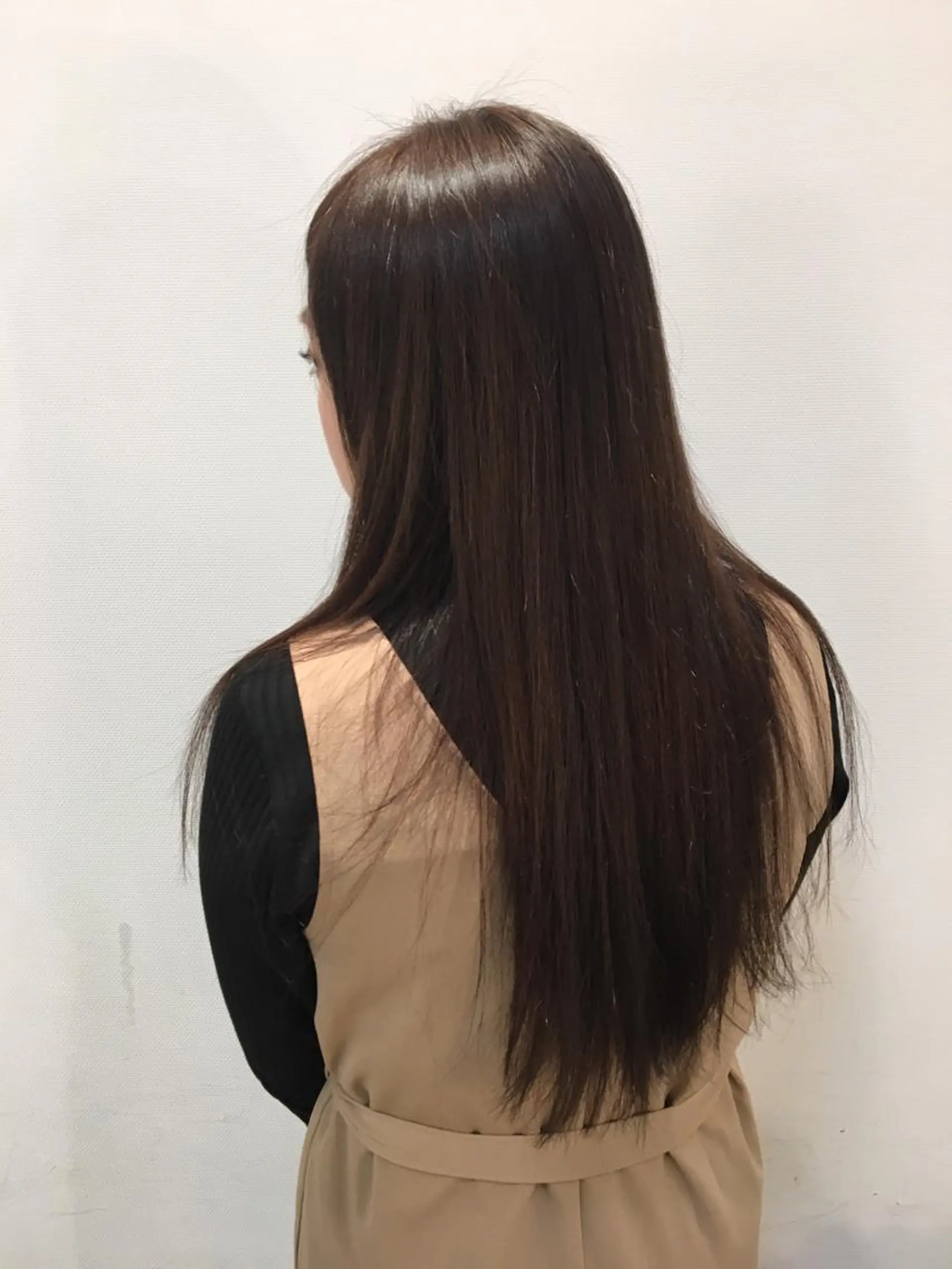 ロング カラー たなか ちあきのヘアスタイル