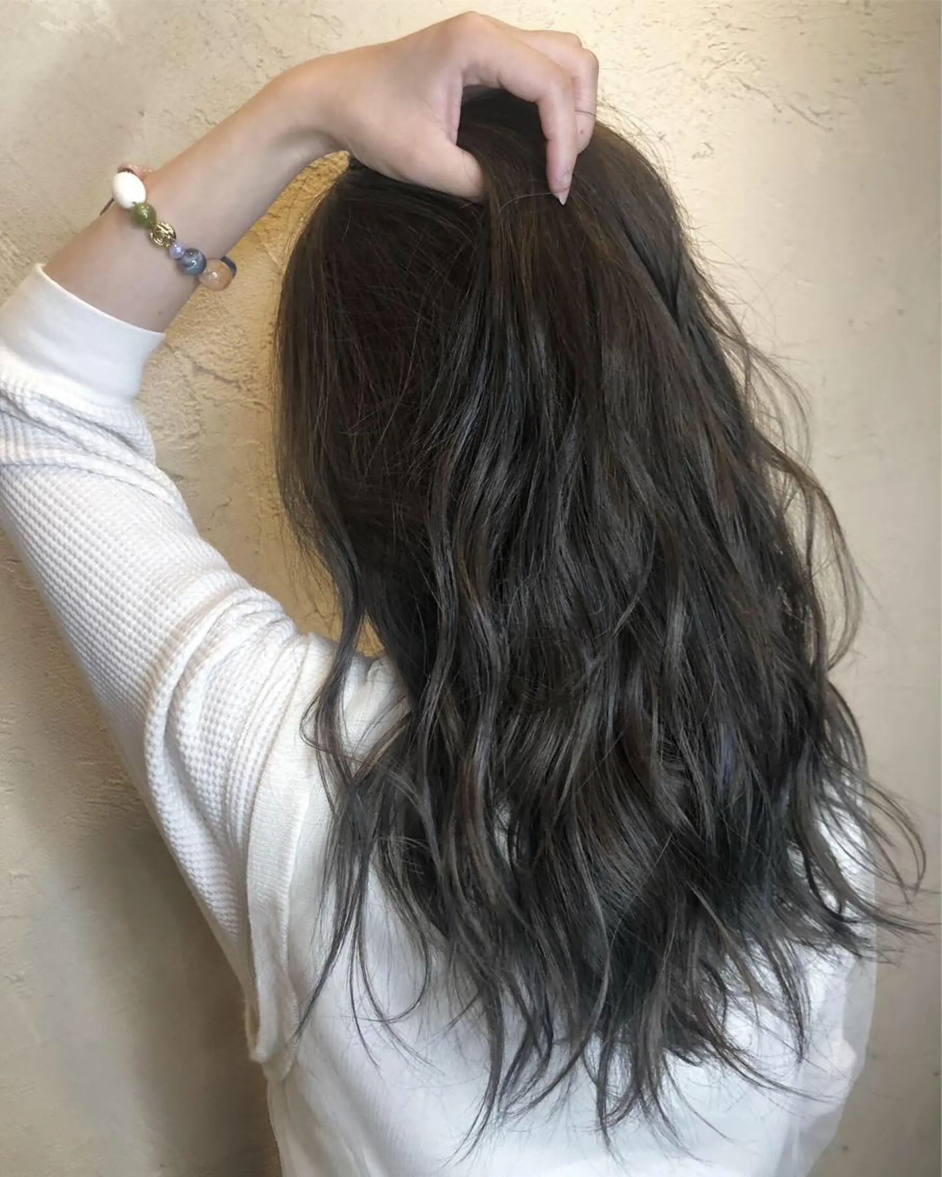 ロング カラー 馬場 瑞穂のヘアスタイル