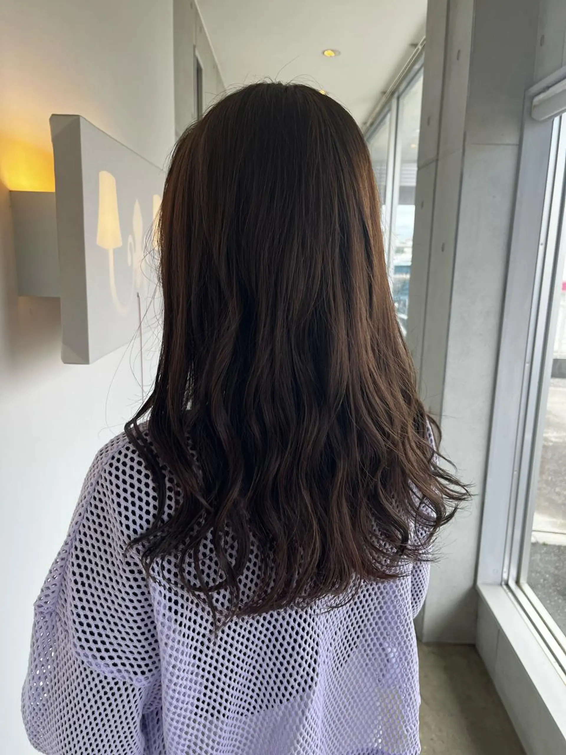 ミディアム ヘアカラー ヘッドスパ sharon所属・おせ ちさとのヘアスタイル