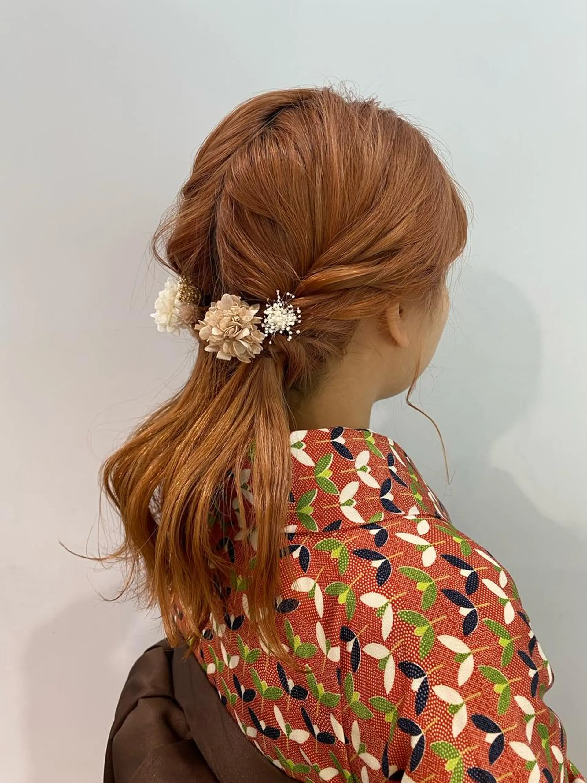 セミロング ヘアアレンジ ikeda shioriのヘアスタイル