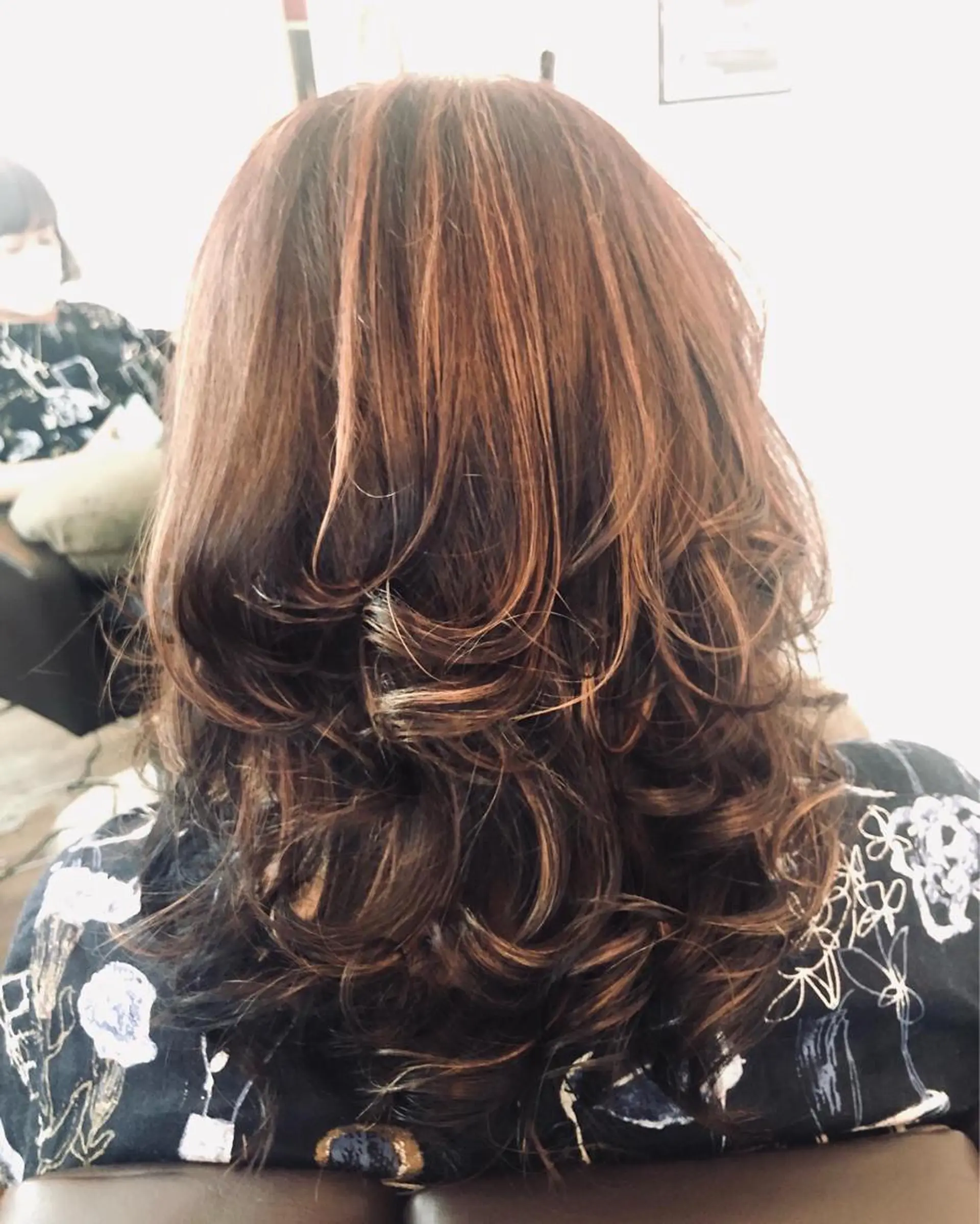 セミロング カラー ヘアアレンジ ハイライトカラー ハイライト カット ヘアカラー パーマ トリートメント 🌺✨小川 友佳✨🌺のヘアスタイル