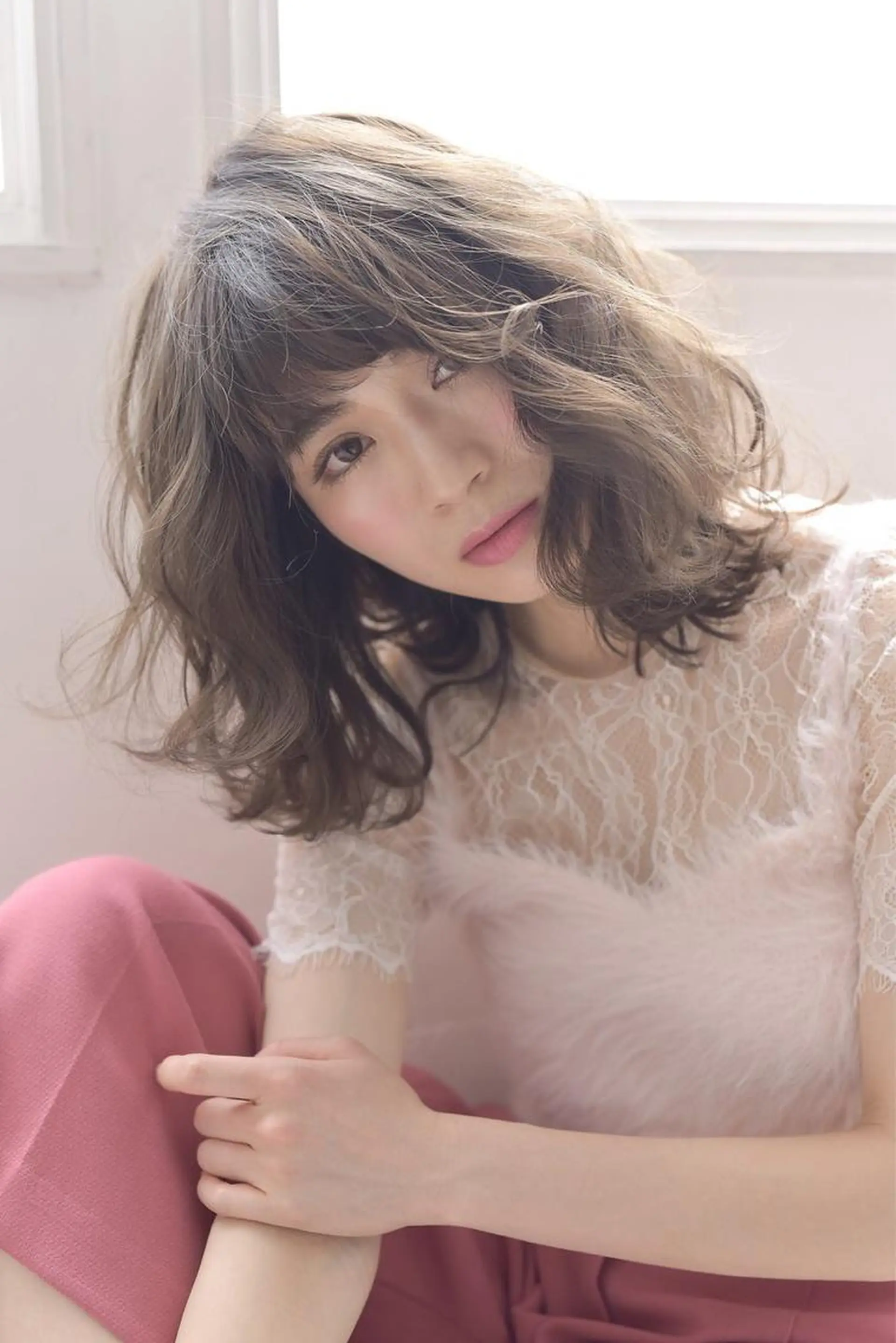 ミディアム 髪質改善IENA店長 小泉拓のヘアスタイル