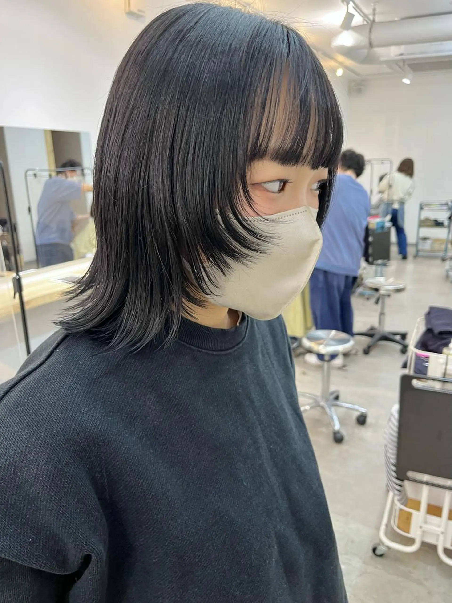 ミディアム カラー カット ヘアカラー トリートメント 🌼sunc HINAMI🌼のヘアスタイル