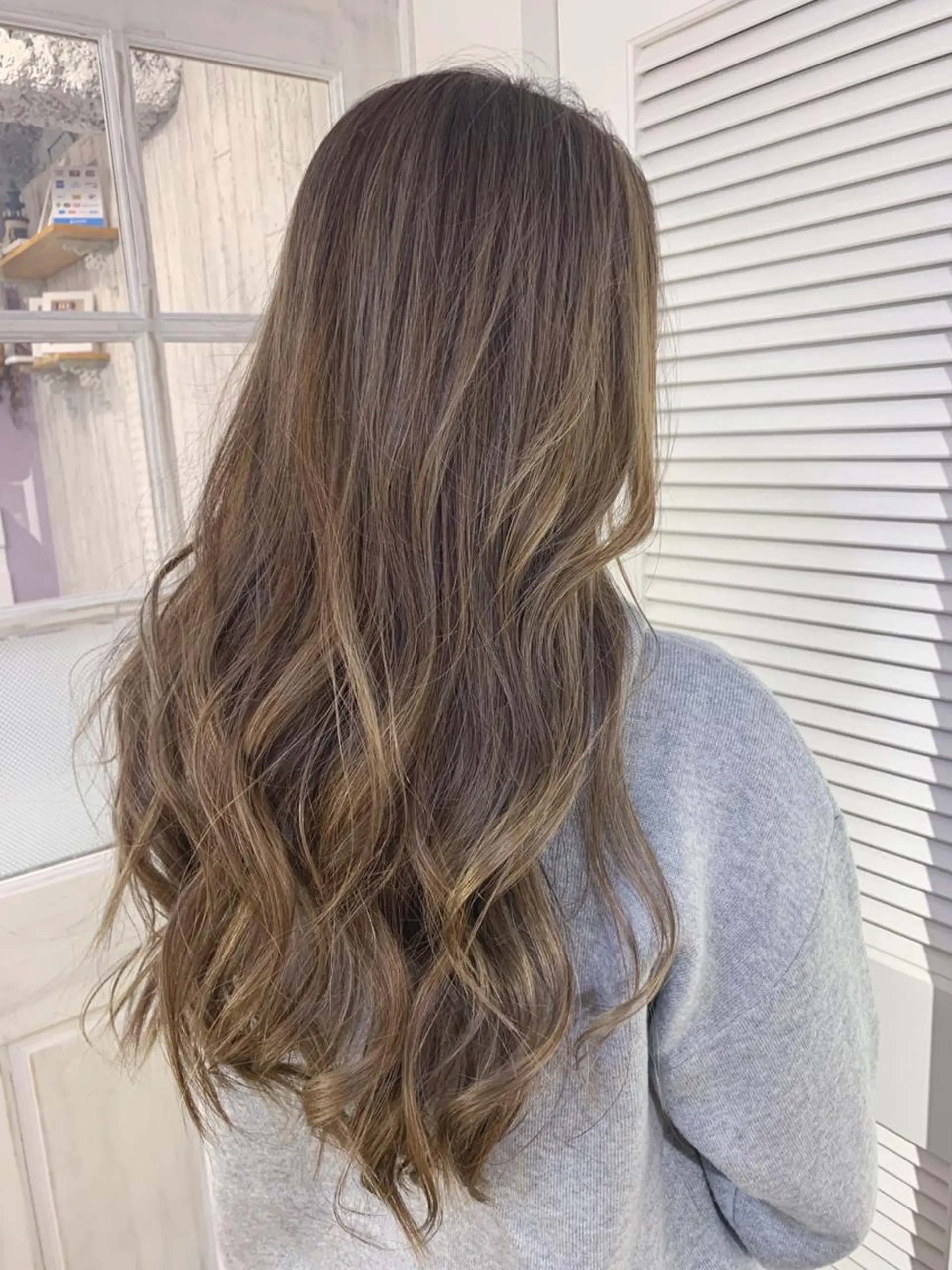 ロング カット ヘアカラー トリートメント maki ＊のヘアスタイル
