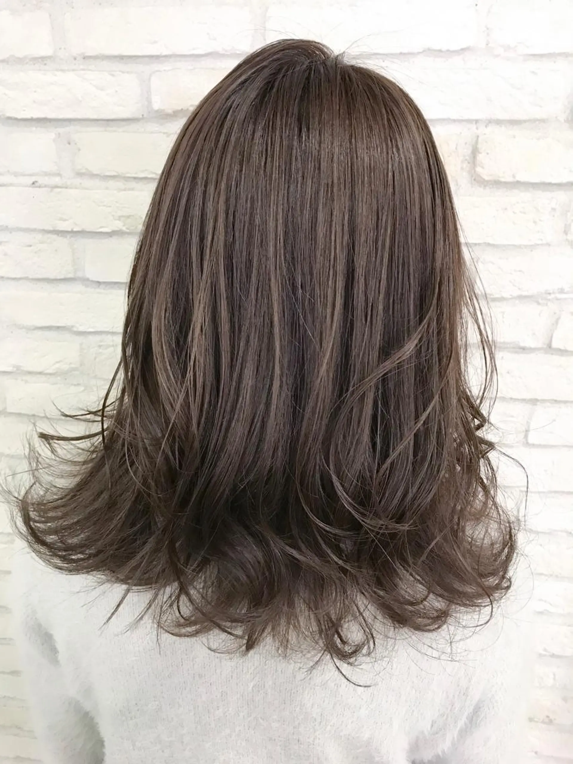 ミディアム カラー ベージュカラー 横浜🍒カット エクステ／RIEのヘアスタイル