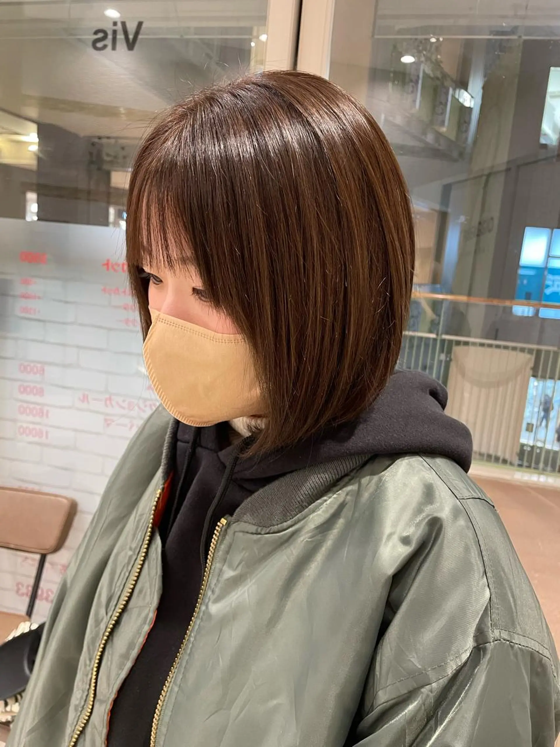 ショート ショートボブ ボブ ショートヘア 飯塚 愛美のヘアスタイル