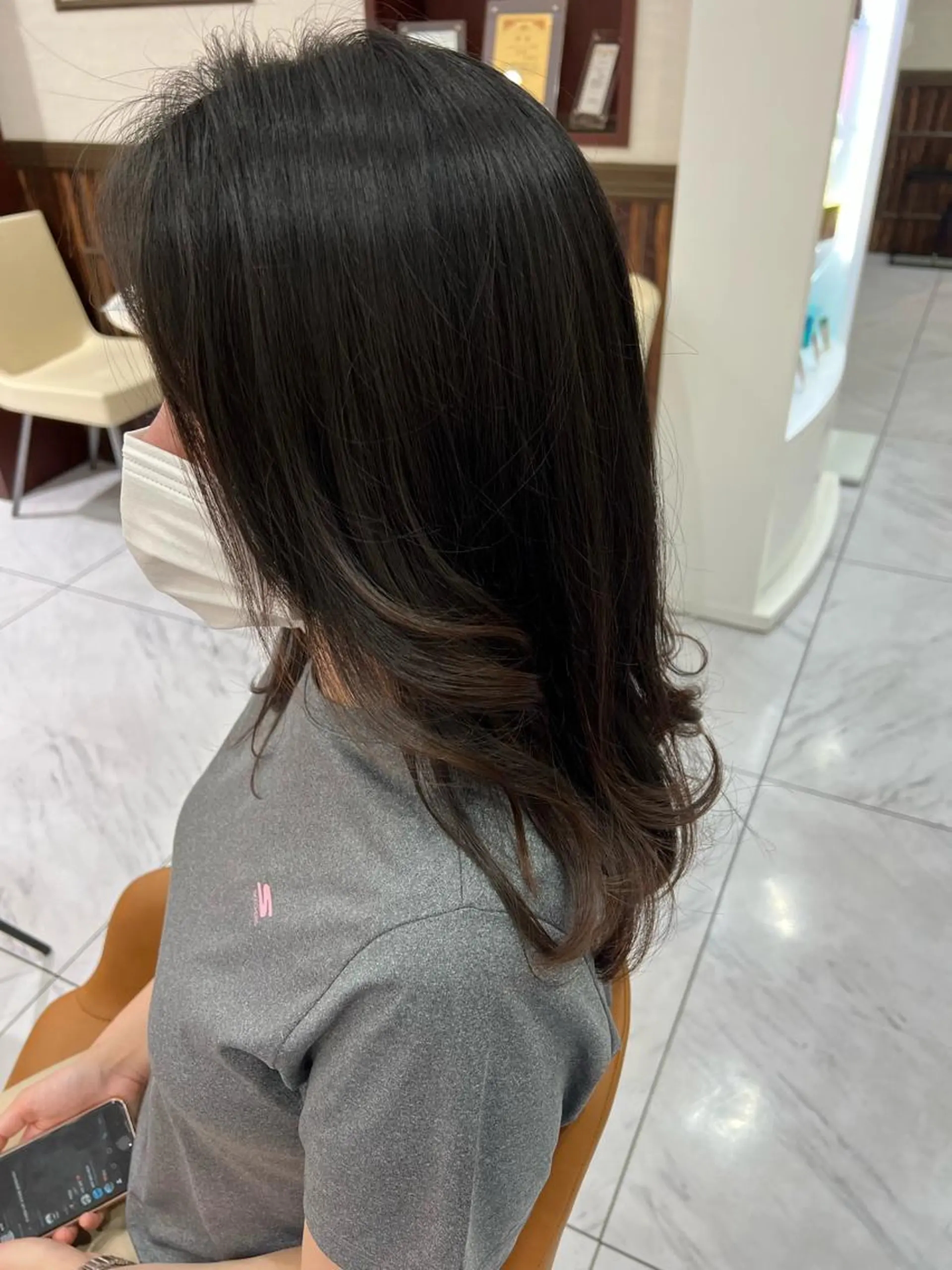 ロング あんどう ゆうかのヘアスタイル