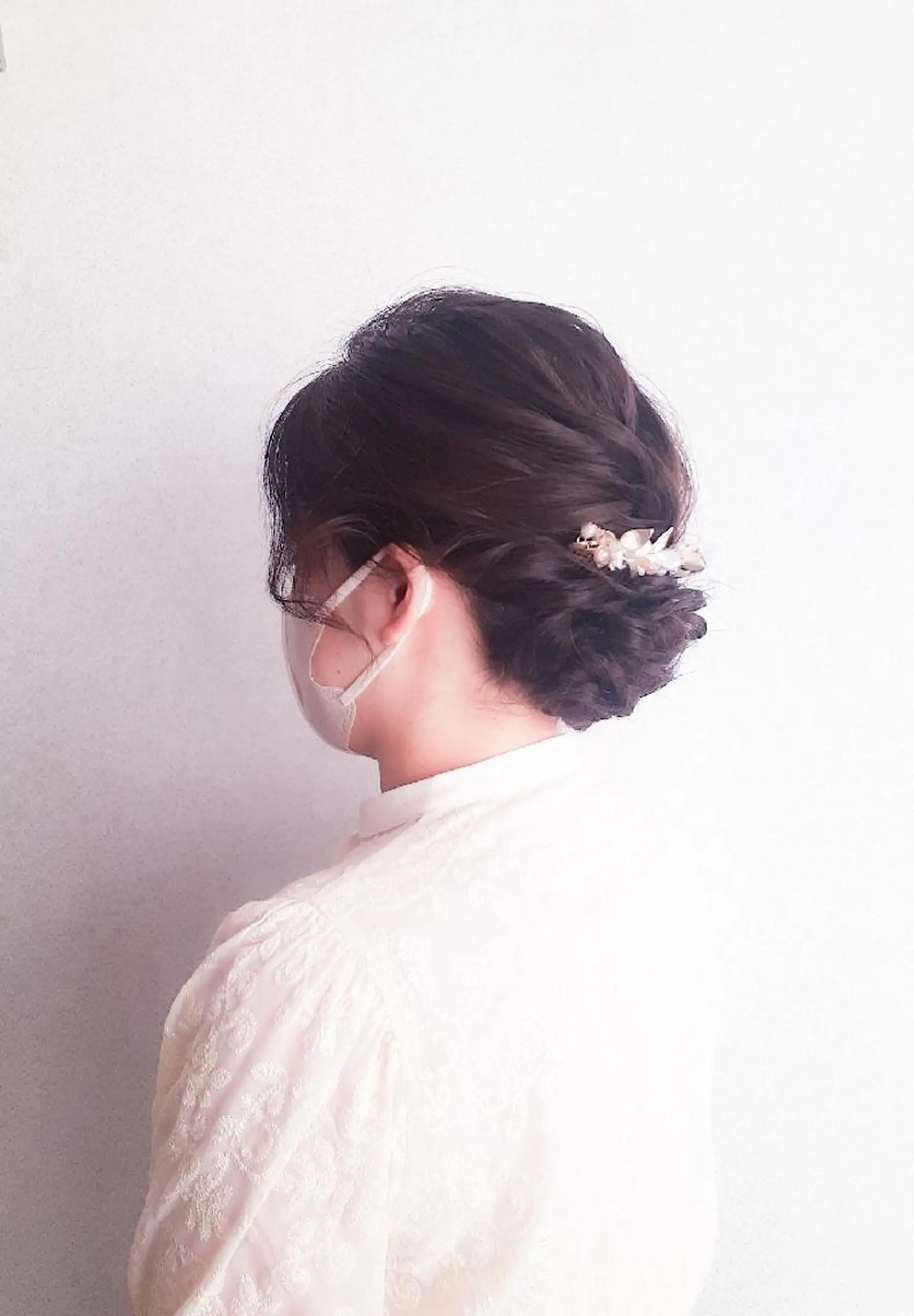 ロング ヘアアレンジ 結婚式・ブライダル ヘアセット Hair&Make  Delight*のヘアスタイル