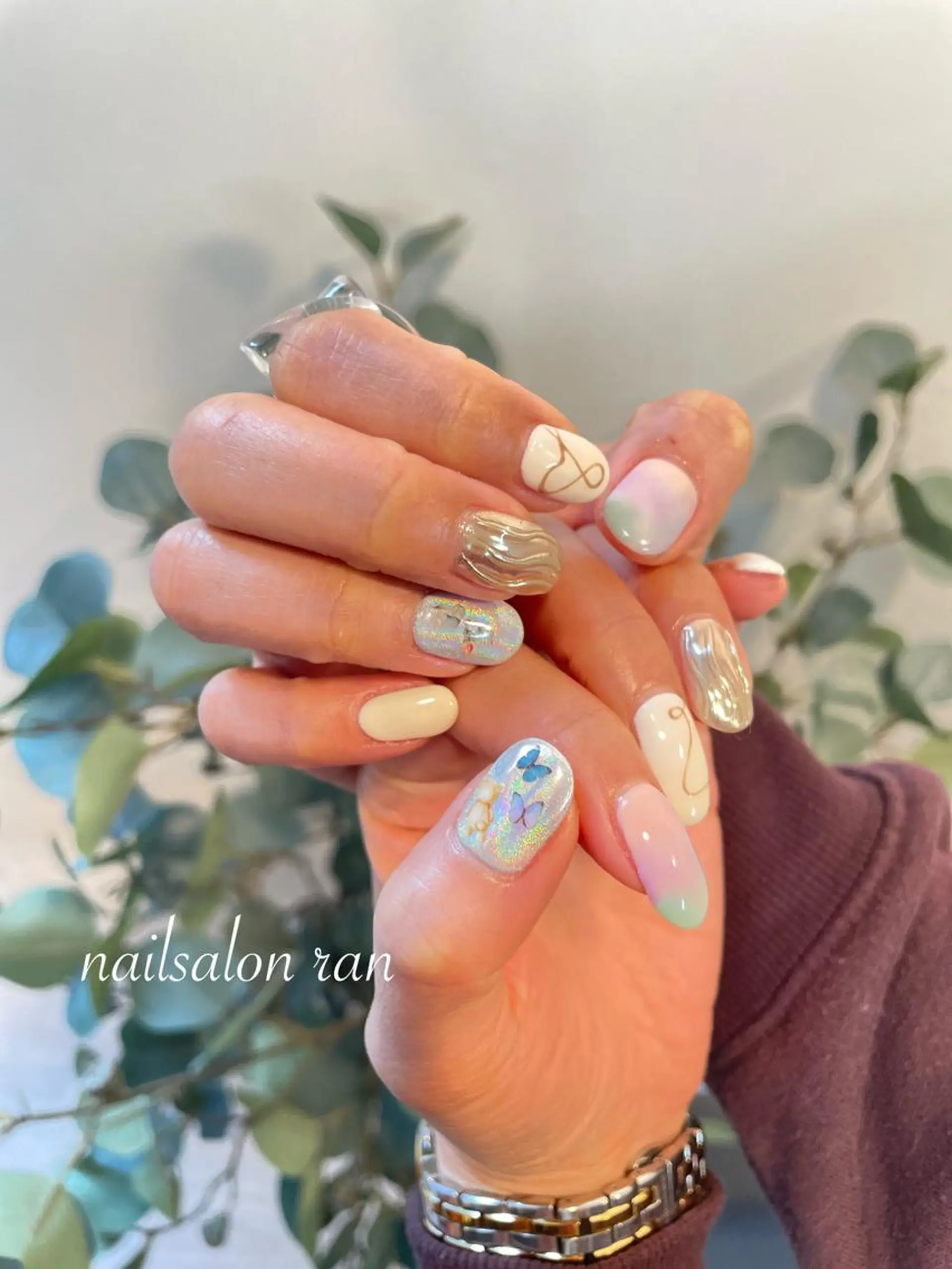 ネイル 持ち込み nailsalon ranのネイルデザイン