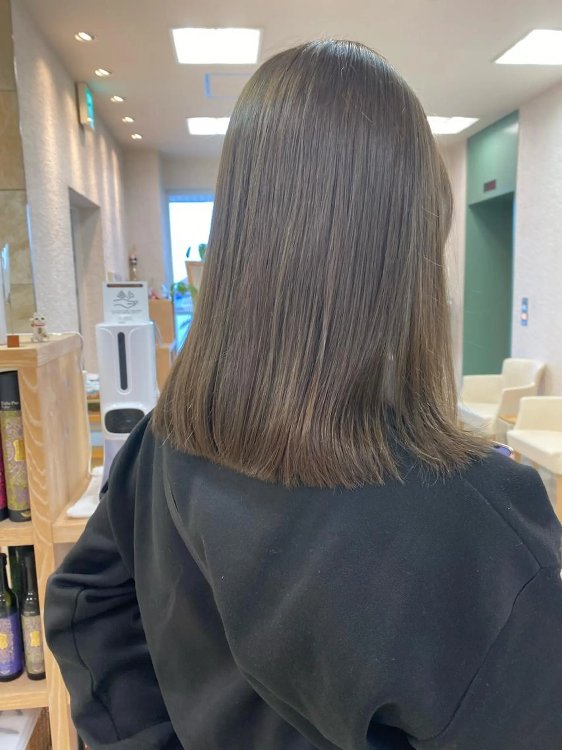 ミディアム カラー カット ヘアカラー トリートメント レイヤー/ウルフ🤎 mayo.のヘアスタイル