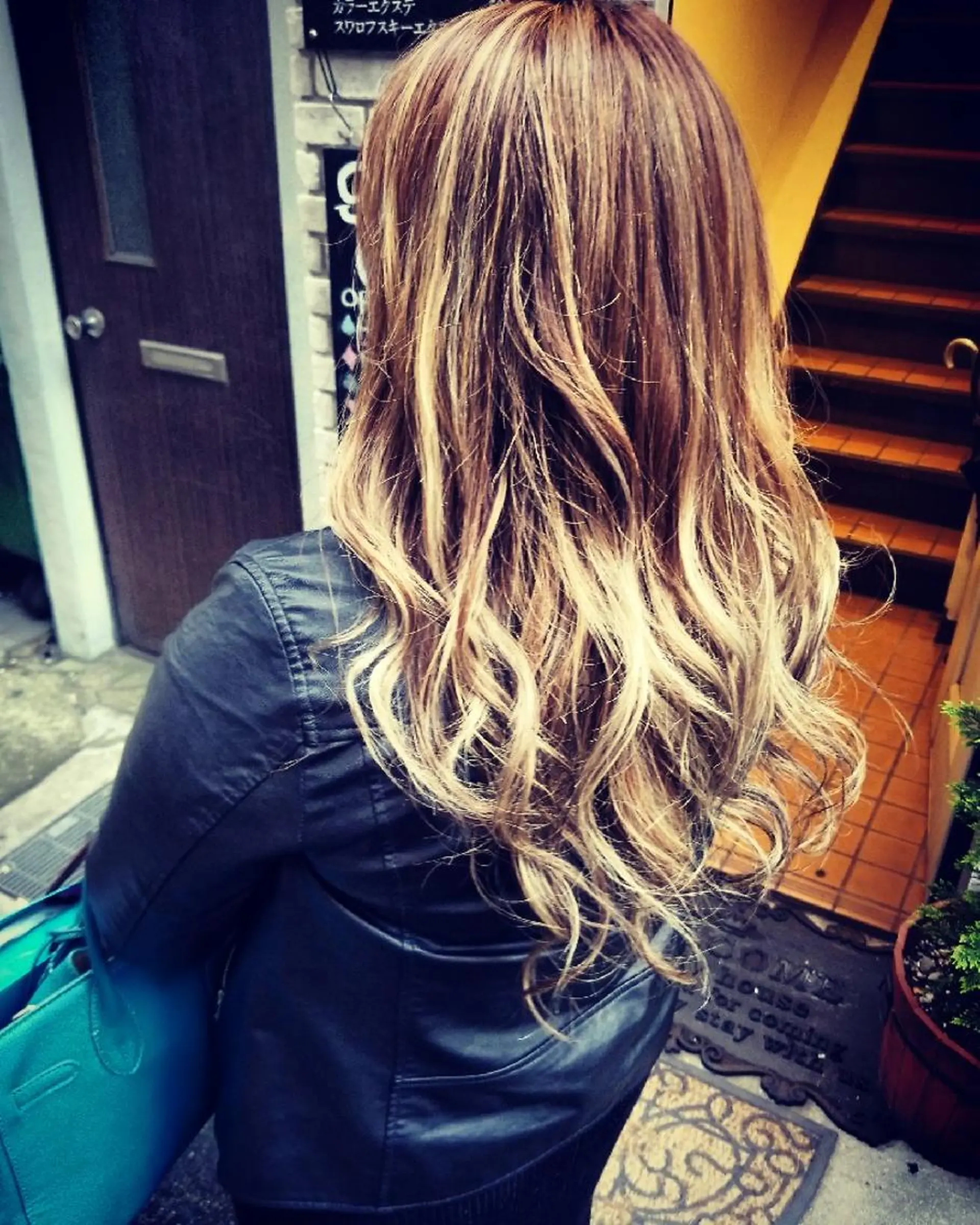 ロング カラー ヘアアレンジ ブリーチ 外国人風カラー SG アイラッシュ ☆ラッシュリフトのマツエク・マツパデザイン