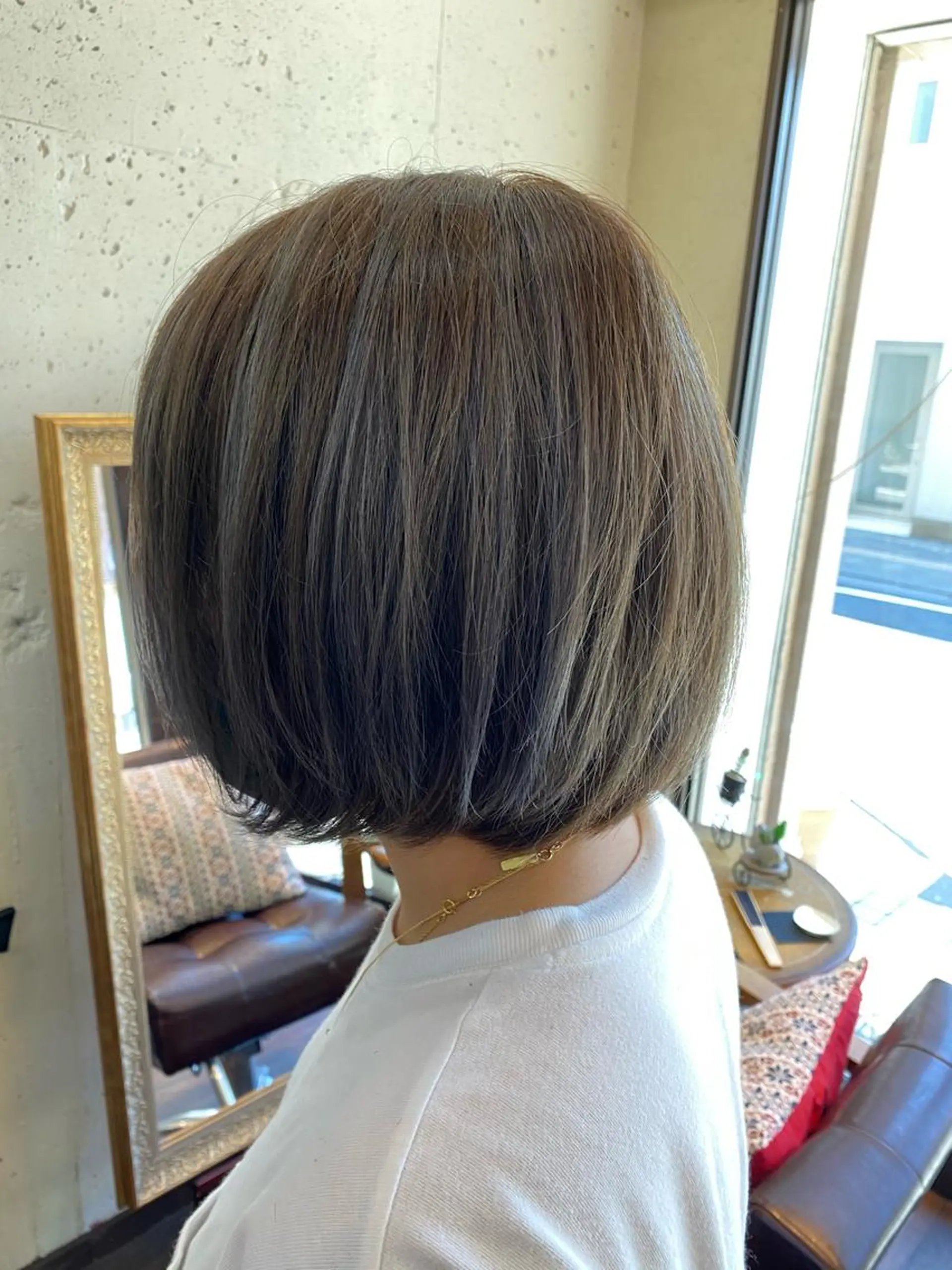 ショート カラー グレージュ 【店長】野呂 隼人のヘアスタイル