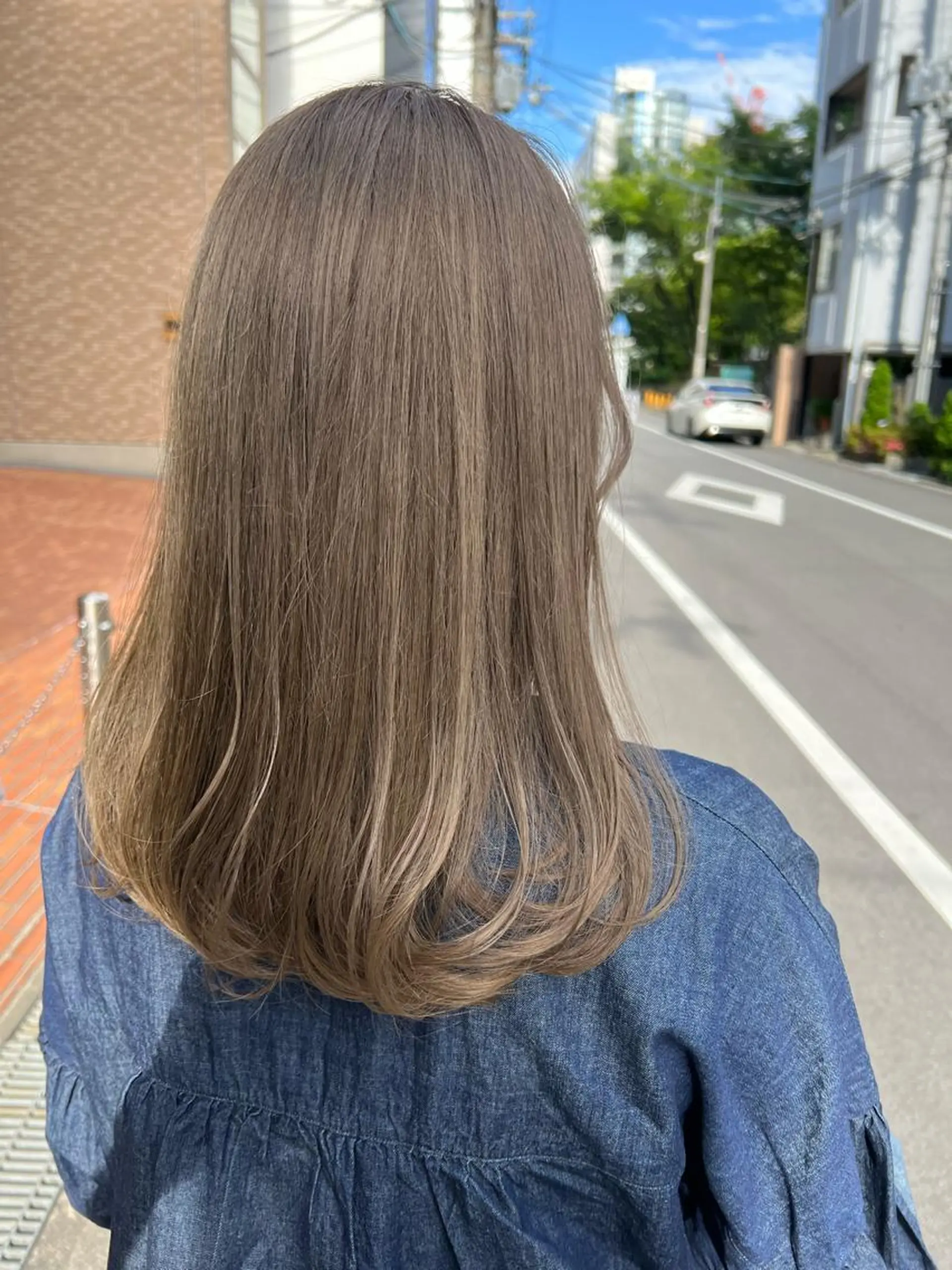 ロング カラー le'a所属・谷町/Le'a /竹原しおなのヘアスタイル