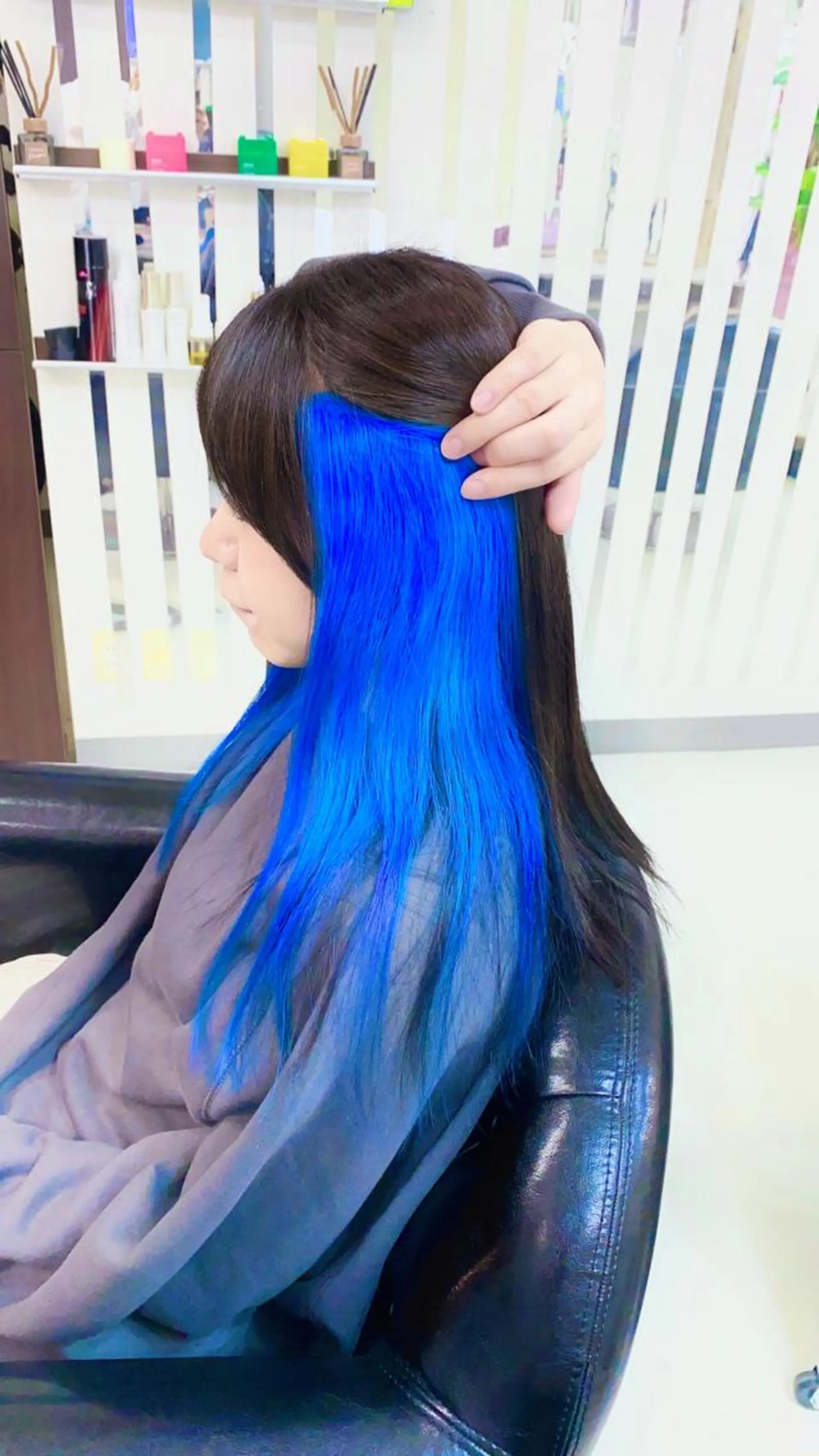 カラー イヤリングカラー ヘアカラー トリートメント YURI ✨のヘアスタイル