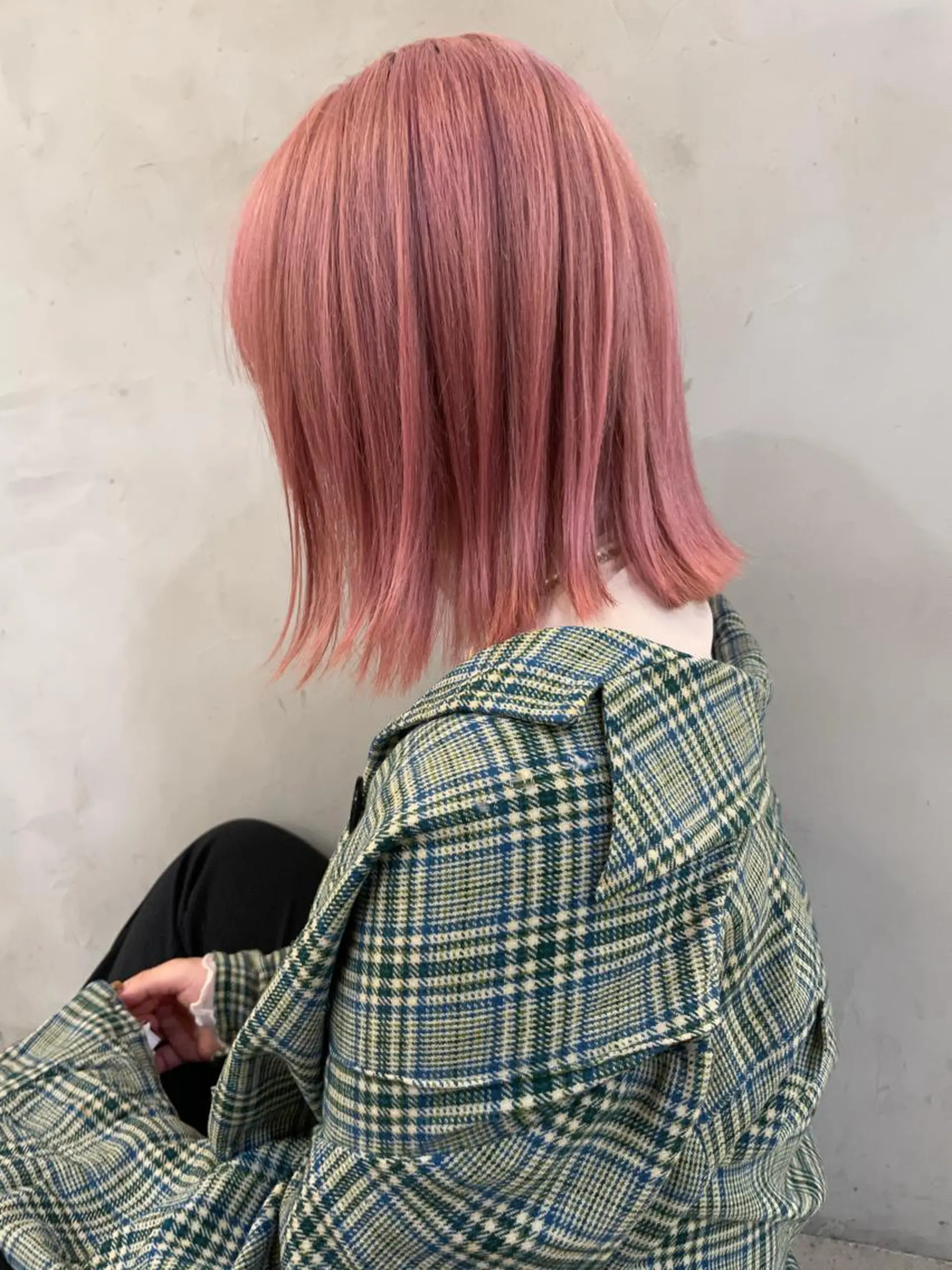 ミディアム 小顔レイヤー×コンパ クトボブ/林隆平のヘアスタイル