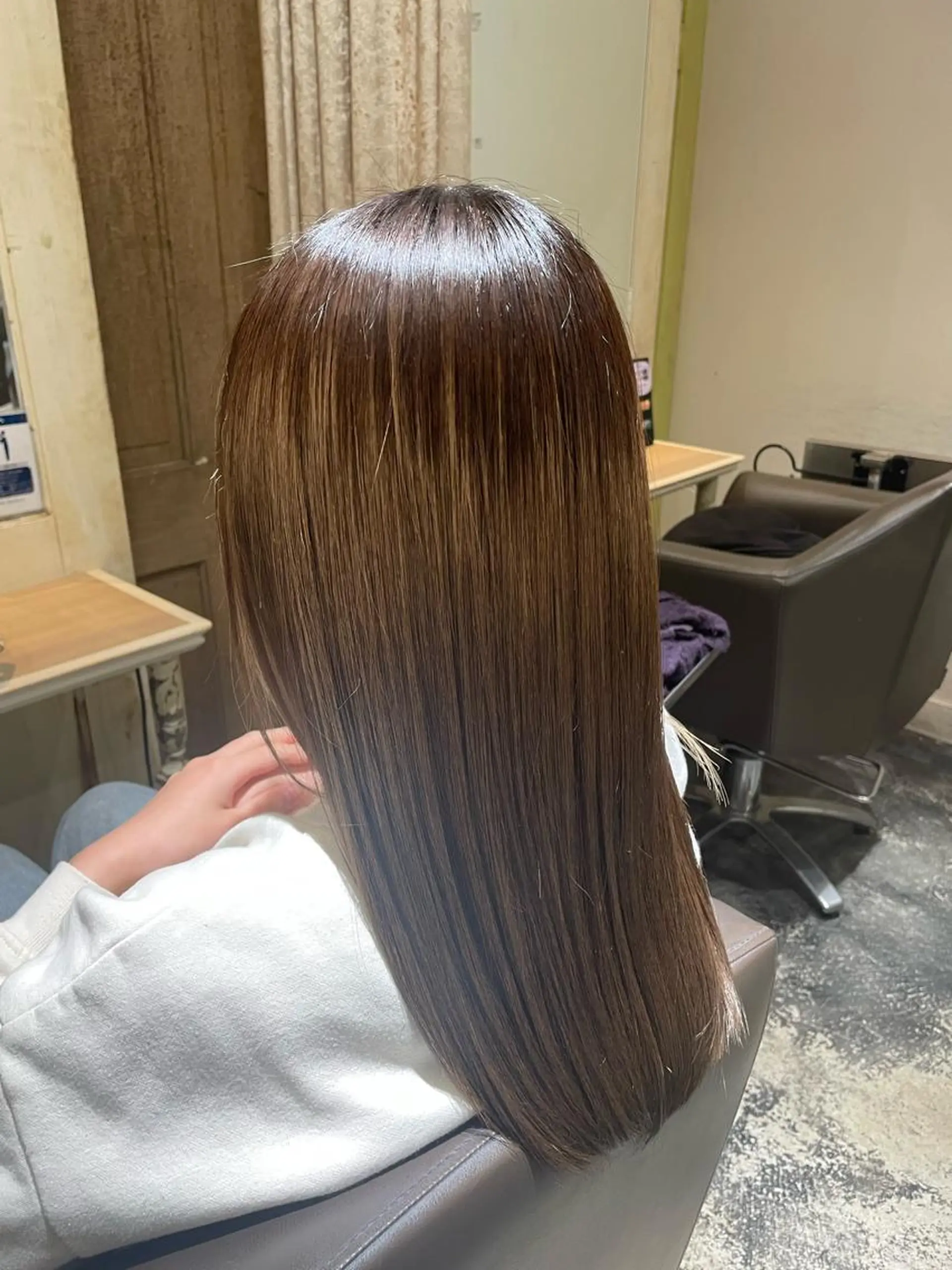 ロング トリートメント ヘッドスパ 高見澤 優のヘアスタイル