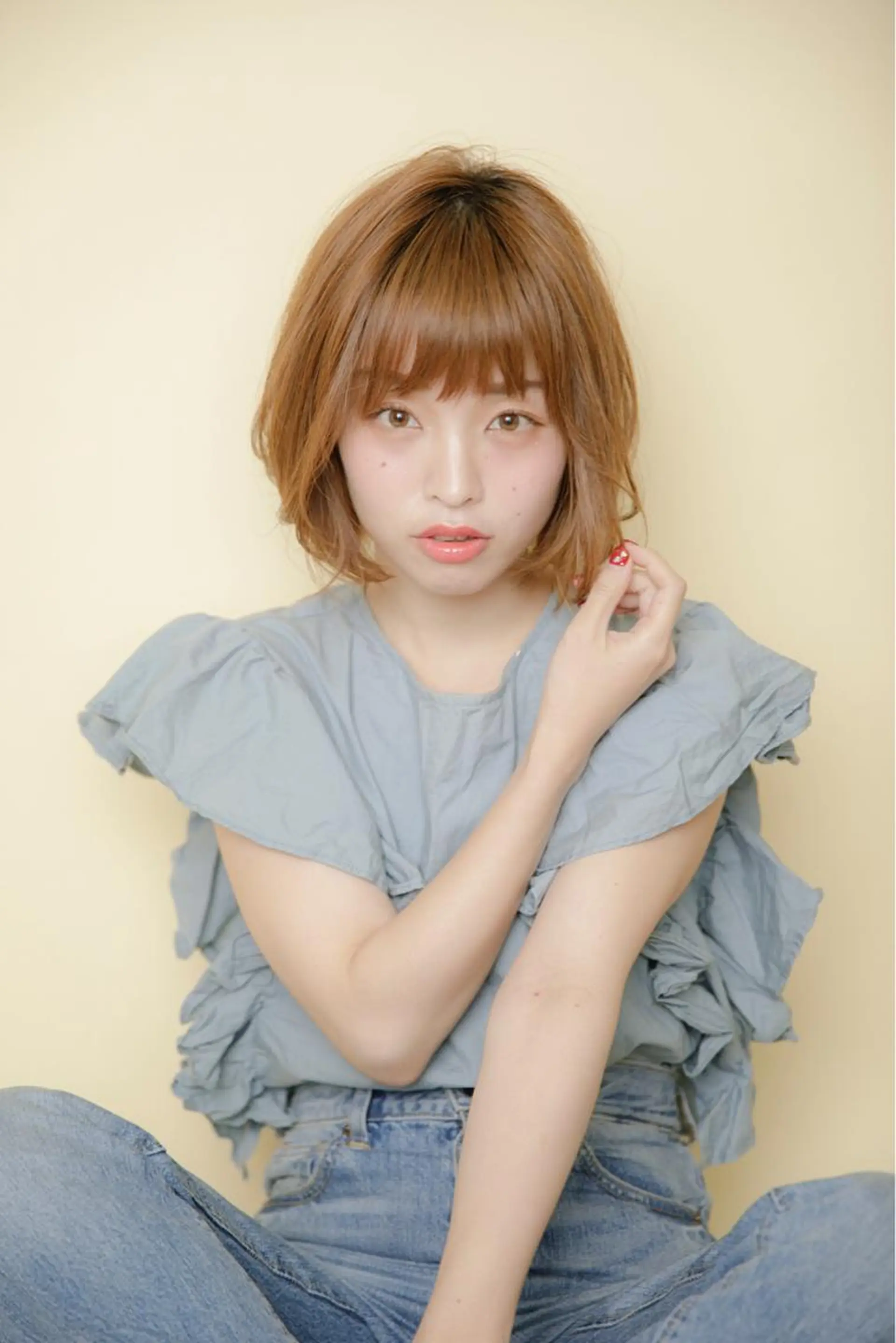 ショート カット パーマ 横手 愛美のヘアスタイル