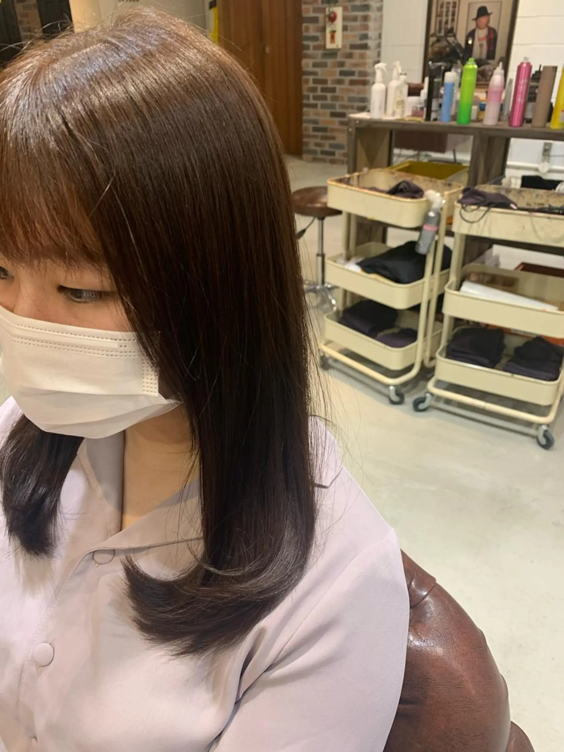 ロング ショート🌼パーマ 本間正子のヘアスタイル