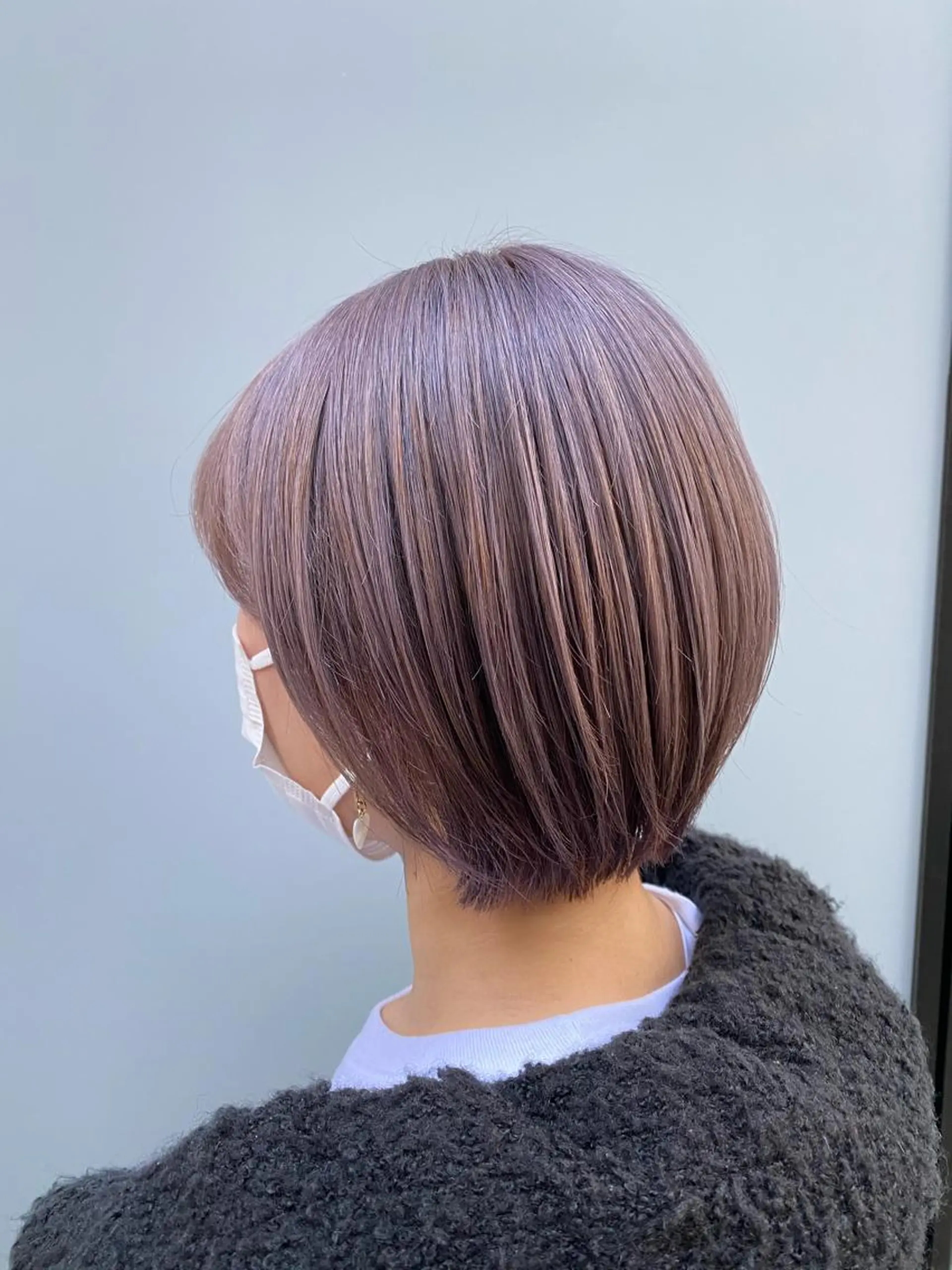 ショート カラー グレージュ/透明感/ 韓国ヘア/RISAのヘアスタイル