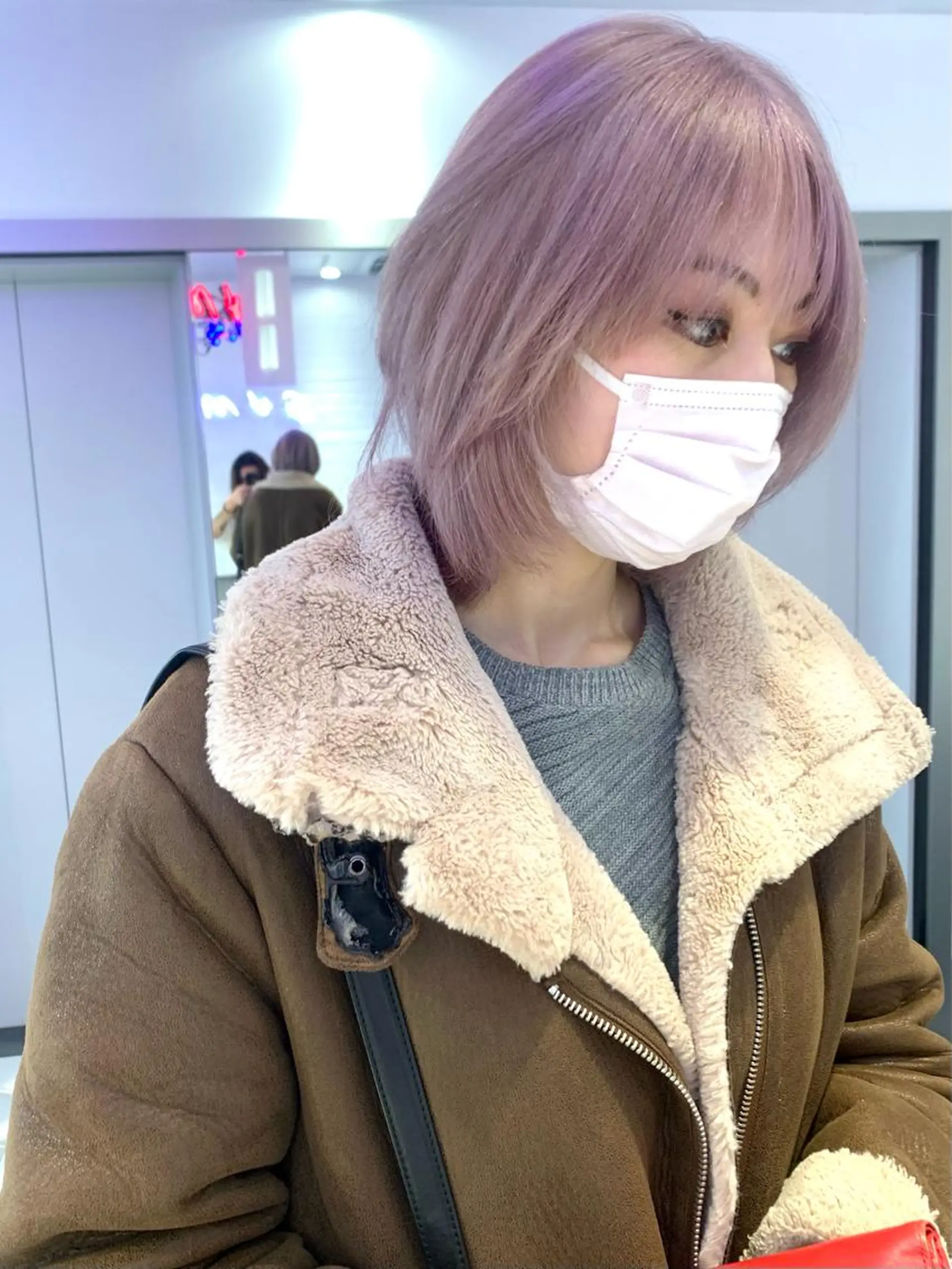 ショート カラー ヘアアレンジ ハイトーン/美髪矯正 🍃大江拓実のヘアスタイル