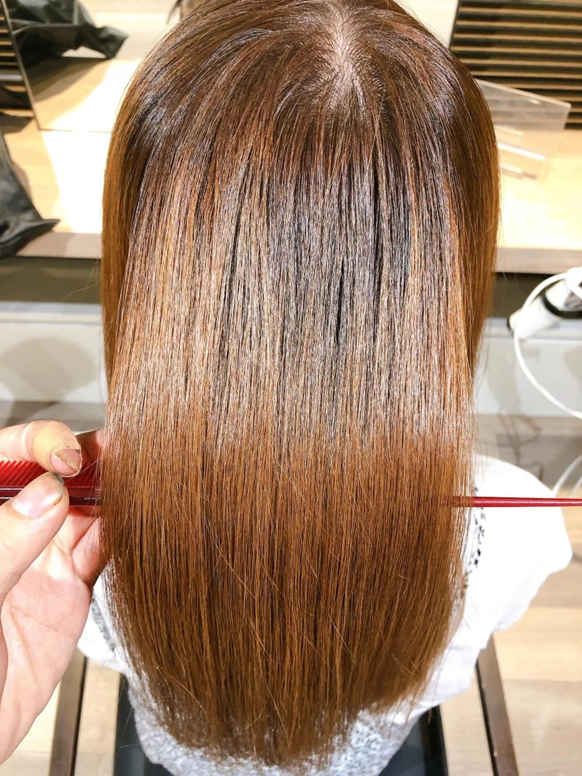 ロング 小顔カット トリートメント 酸熱トリートメント CYNTHIADUE 店長| IRISUのヘアスタイル