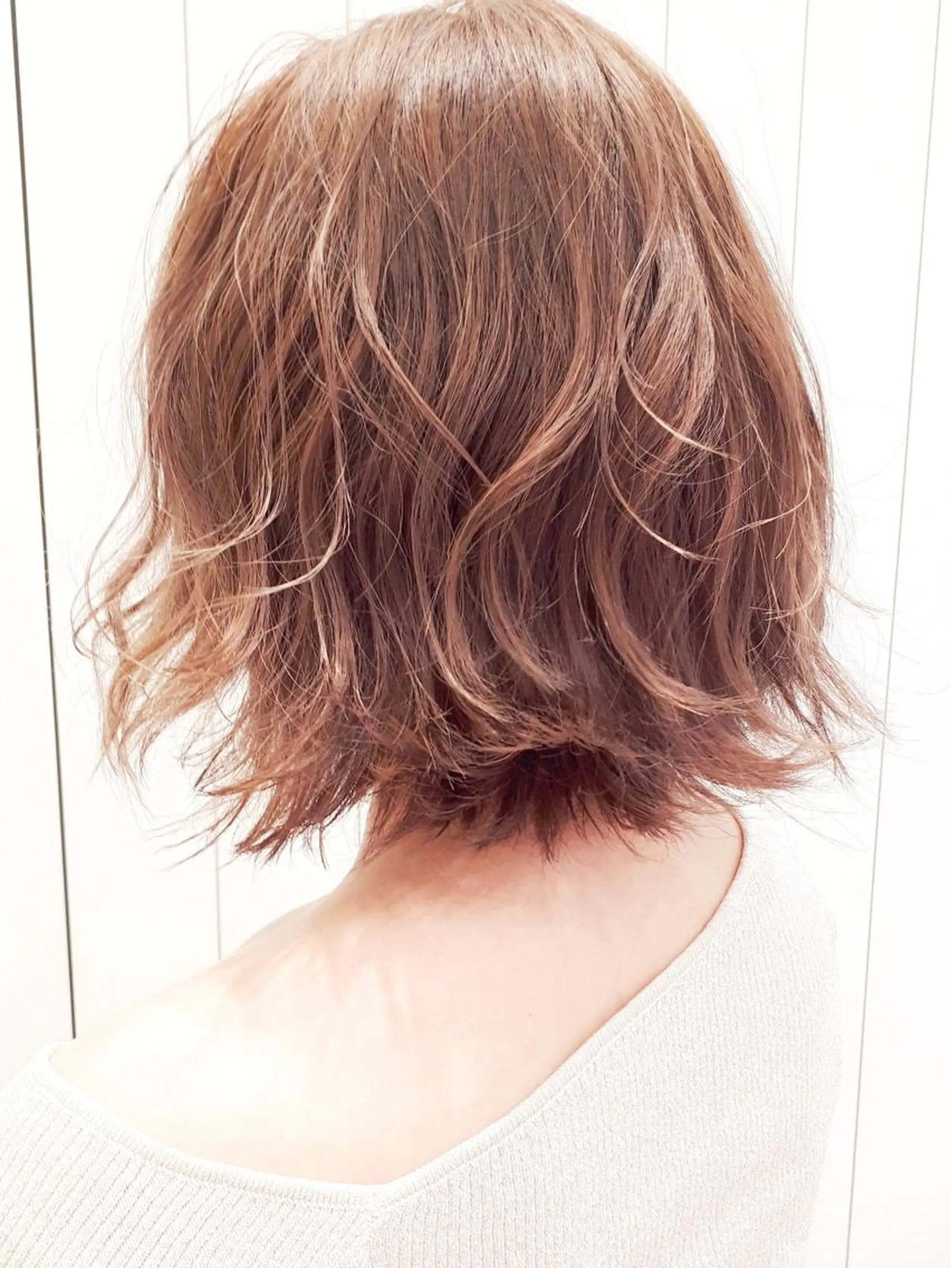 ショート カラー ベージュカラー ミルクティーベージュ Shingo #パーマのヘアスタイル