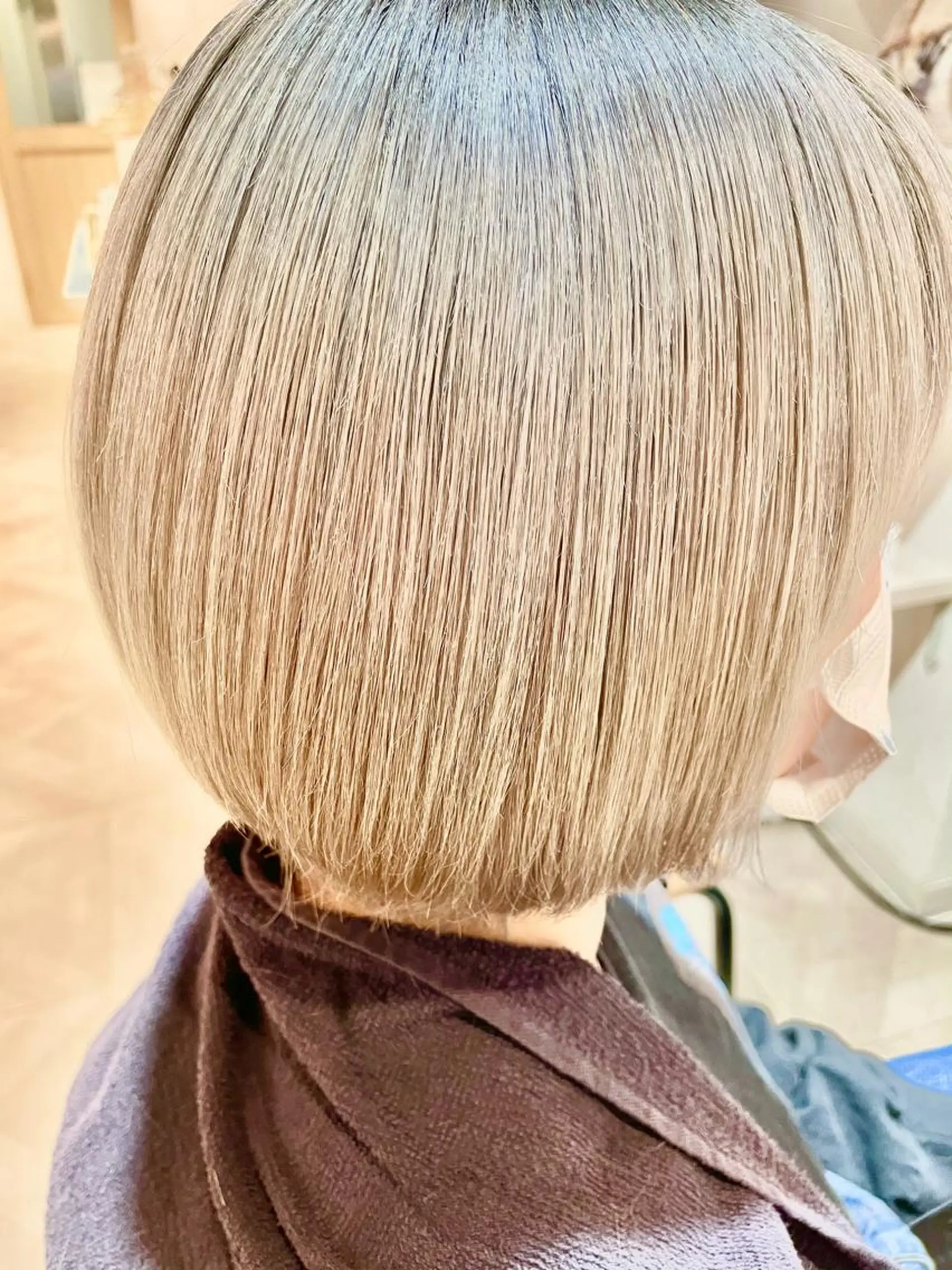 ショート カラー 髪質改善×縮毛矯正 HairDr.LINO駒沢【リノ】所属・mam. mamicoのヘアスタイル