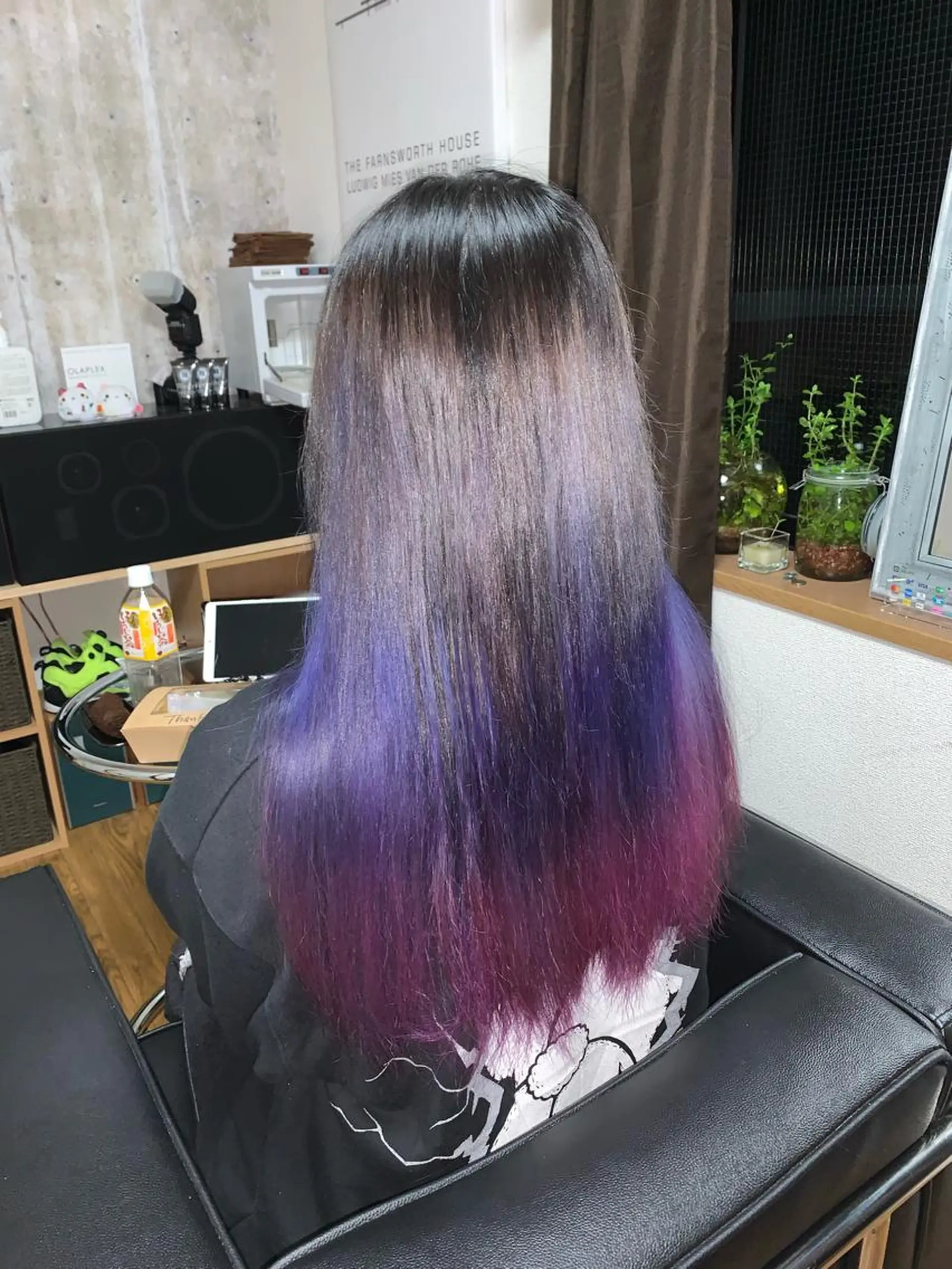 ロング カラー カット ヘアカラー じょん 。のヘアスタイル