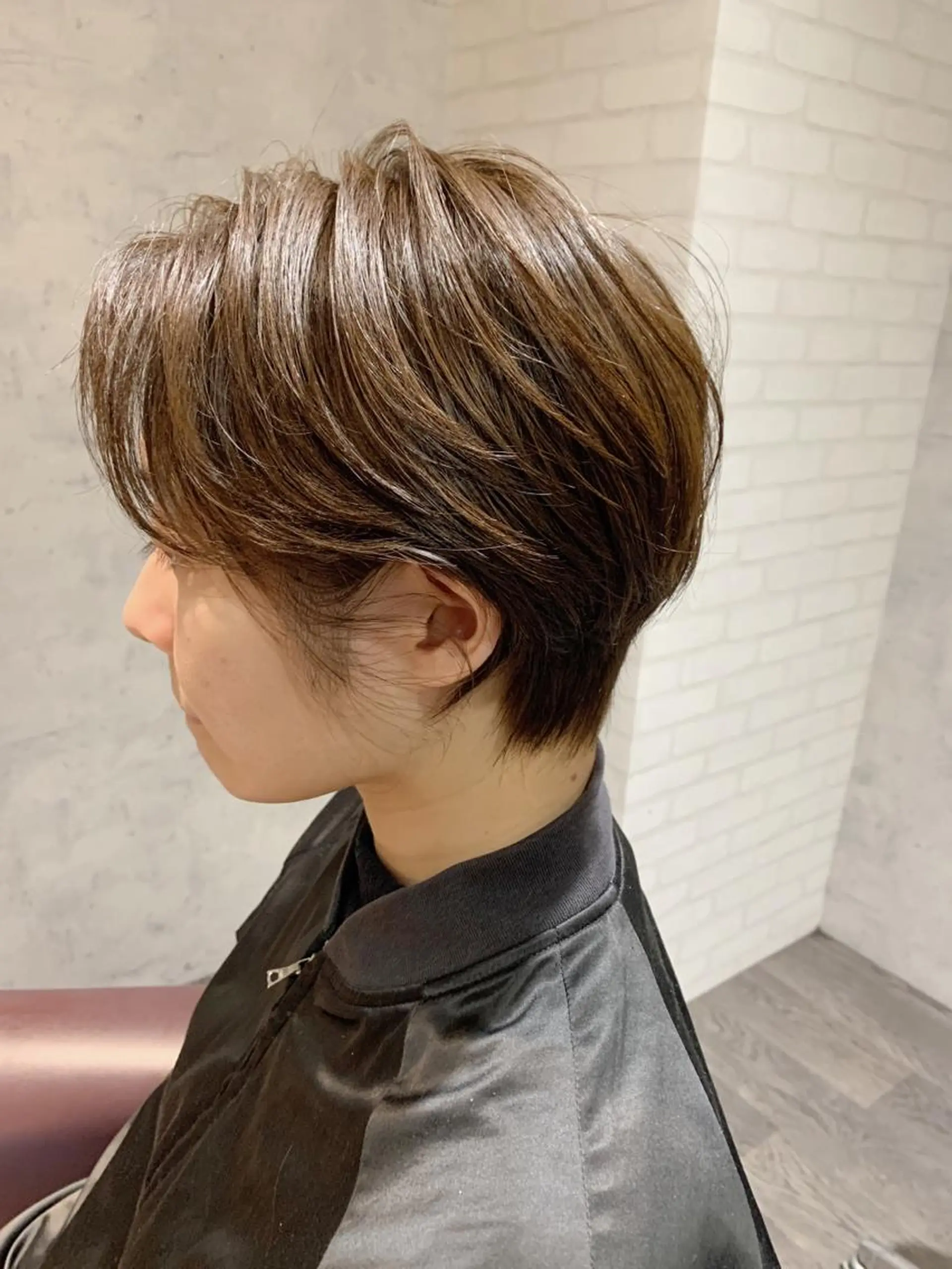 ショート カラー バレイヤージュ KAZUMAのヘアスタイル