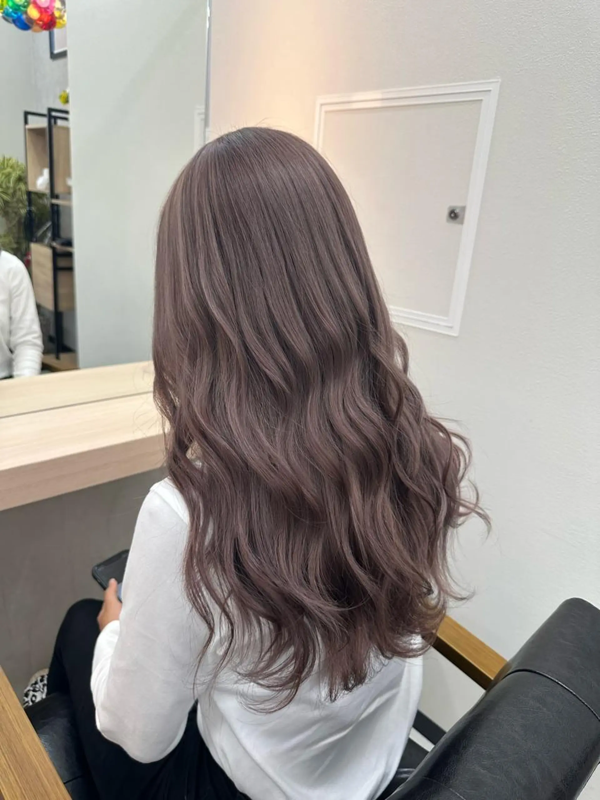 ロング カラー カット ヘアカラー トリートメント 𝐑𝐲𝐮𝐤𝐢 【店長】ALEAPのヘアスタイル