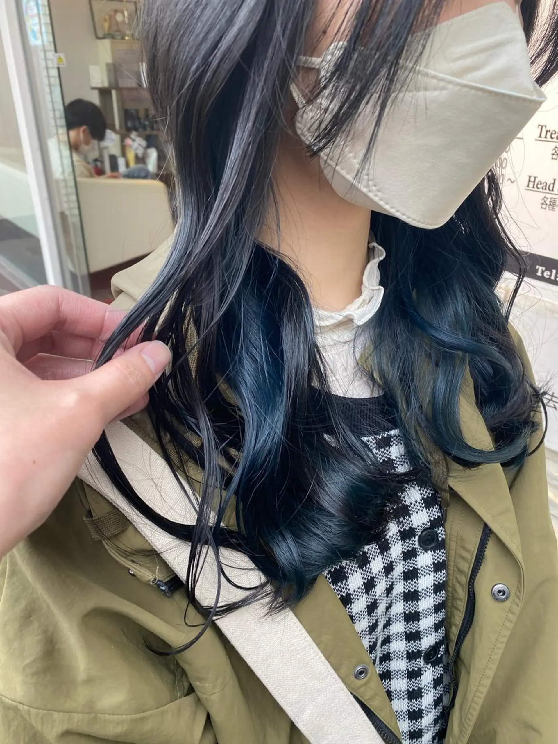 セミロング カラー カット ヘアカラー トリートメント 💎髪質改善🇰🇷 韓国ヘア💎津村のヘアスタイル