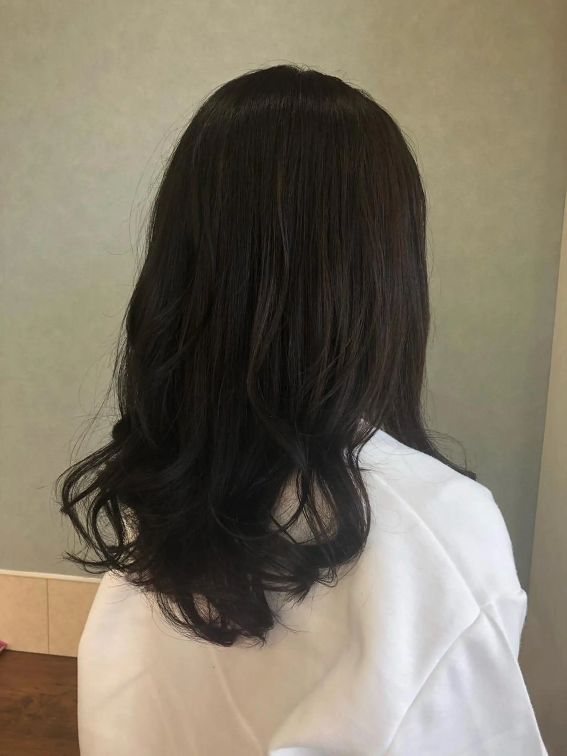 ロング カラー カット ヘアカラー 大野 まゆのヘアスタイル