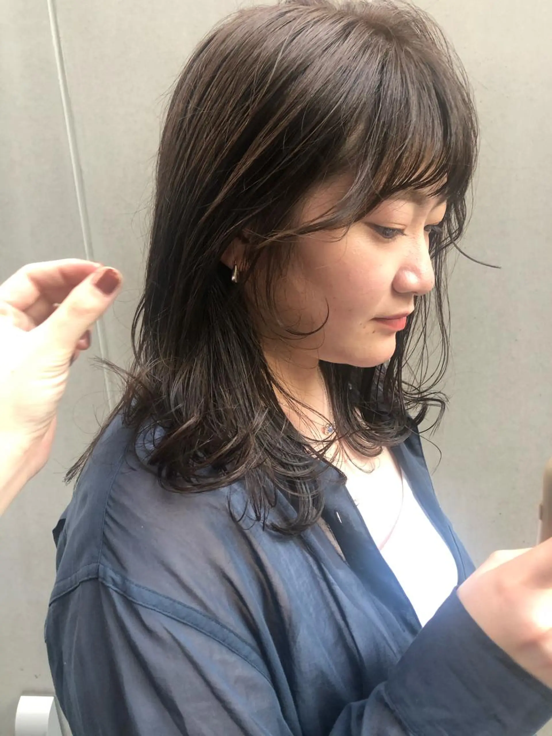 ミディアム レイヤーカット Nao ナオのヘアスタイル