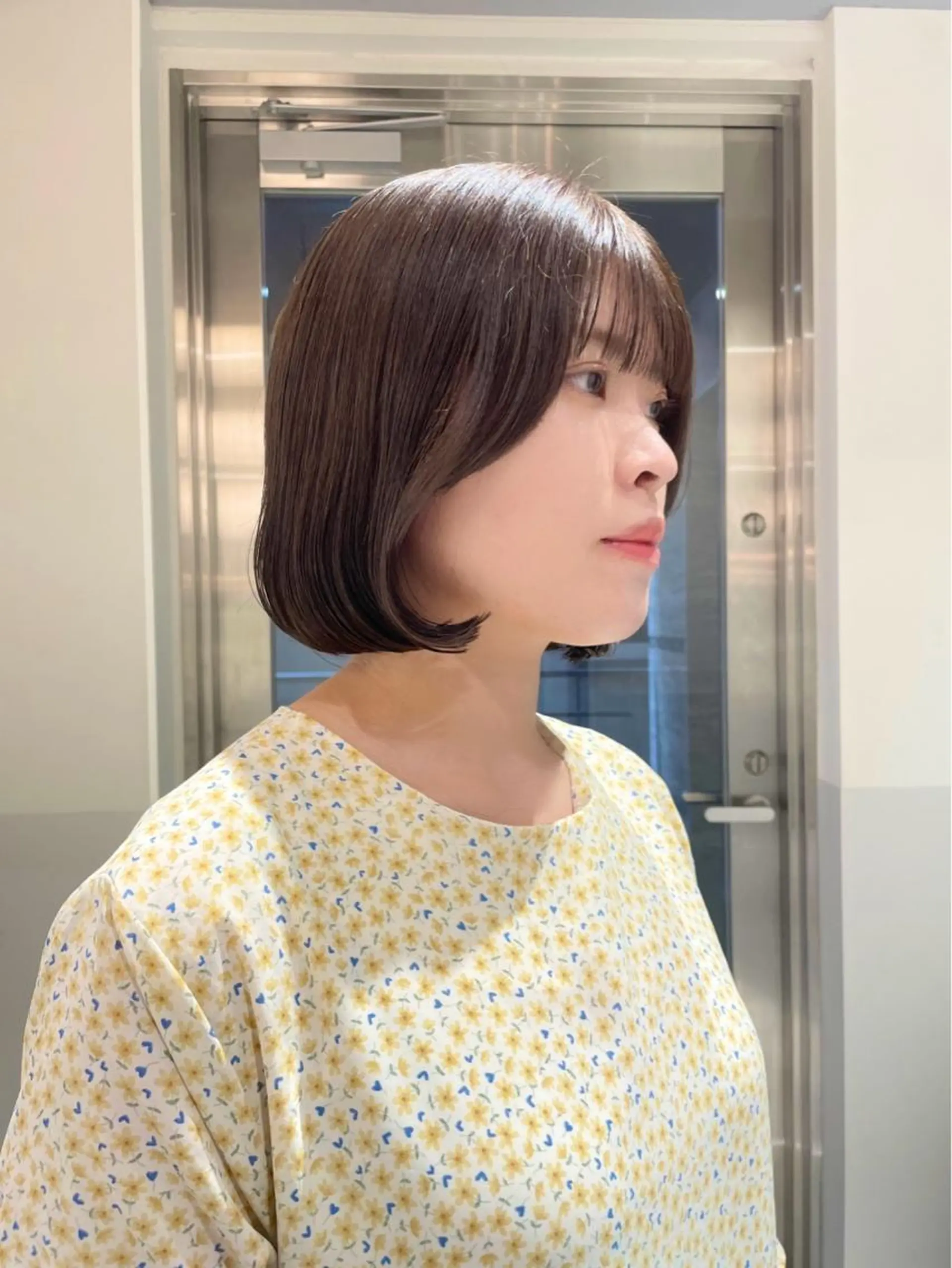 ショート カラー ヘアアレンジ ヘアカラー satsuki ito/暖色、パーマのヘアスタイル