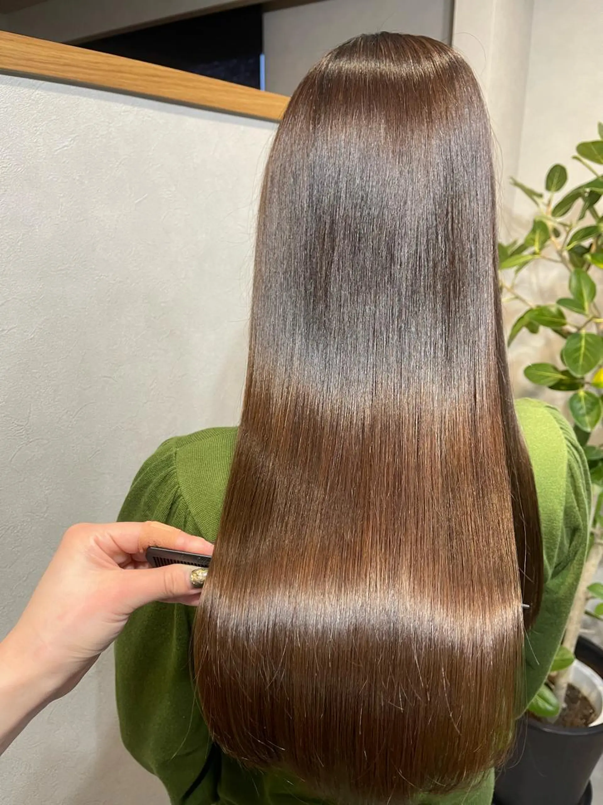 ロング 酸性ストレート ARCHE-OSAKA 心斎橋店所属・ARCHE 心斎橋 常塚のヘアスタイル