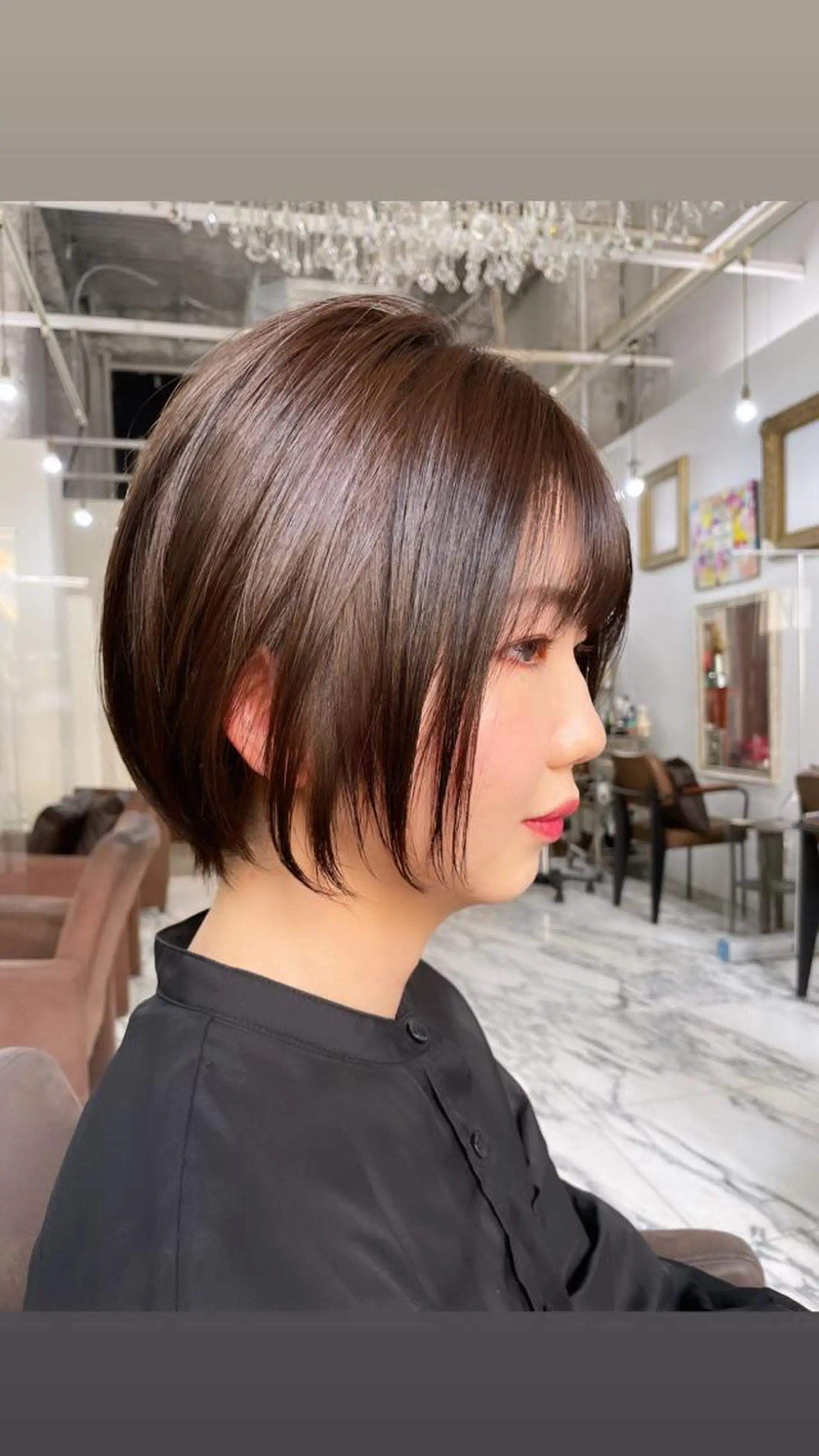 ショート 顔周りカット 似合わせカット 小顔カット カット ヘアカラー 🩵縮毛矯正 髪質 改善 美髪🩵のヘアスタイル