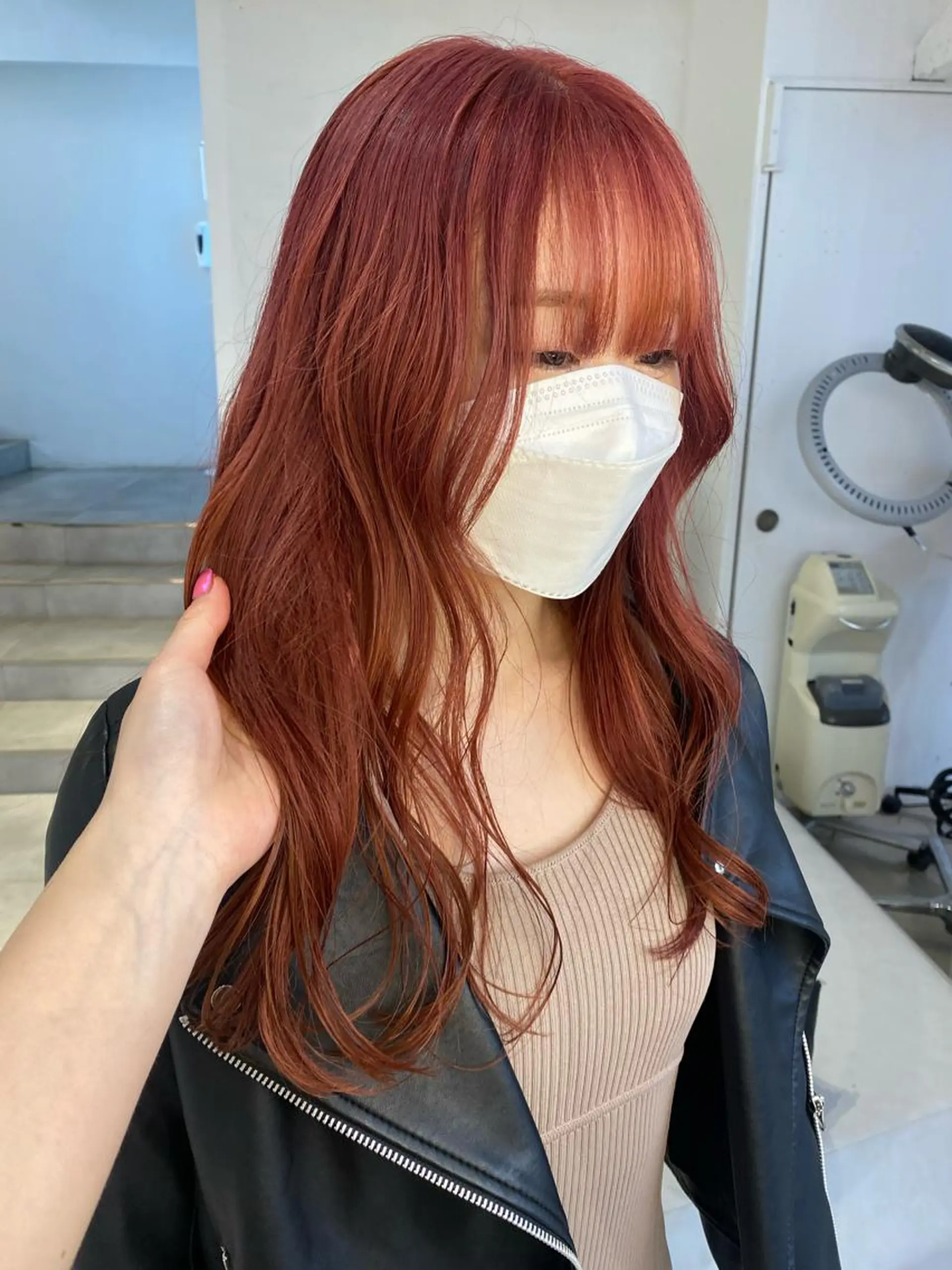 ロング カラー ブラウンカラー ハイトーンカラー ロング 顔周りカット/透明感 カラー✂️MEIのヘアスタイル