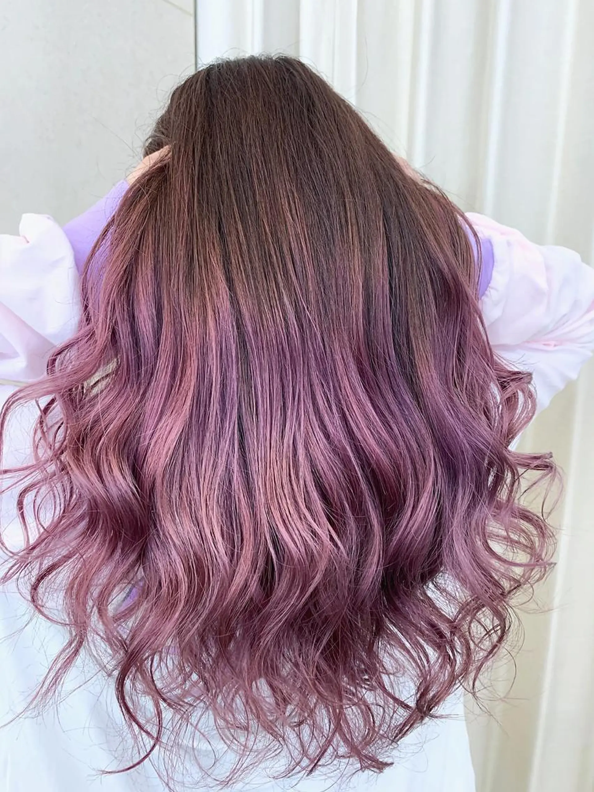 カラー グラデーションカラー Agu hair trico 久喜3号所属・ハイトーン&透明感 カラー☘️片山優陽のヘアスタイル