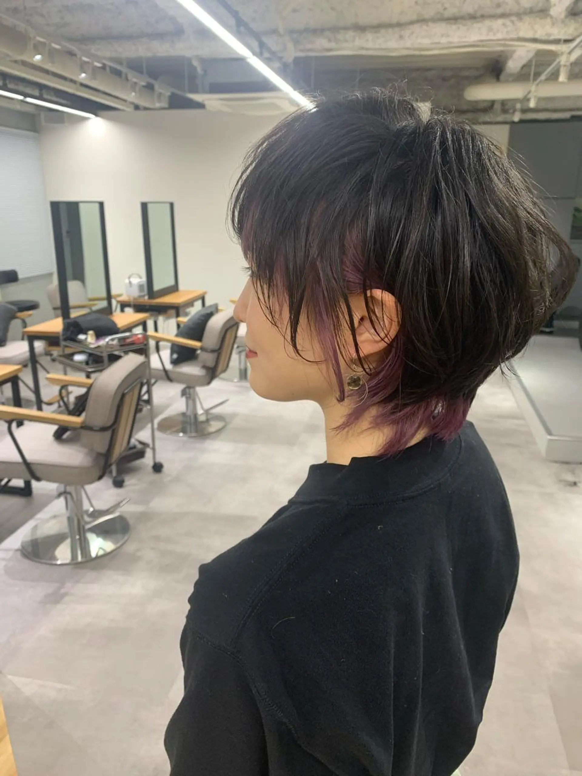 ショート カラー インナーカラー カット ヘアカラー トリートメント 韓国風ツヤ髪サロン ⭐️髪質改善ルーチェのヘアスタイル