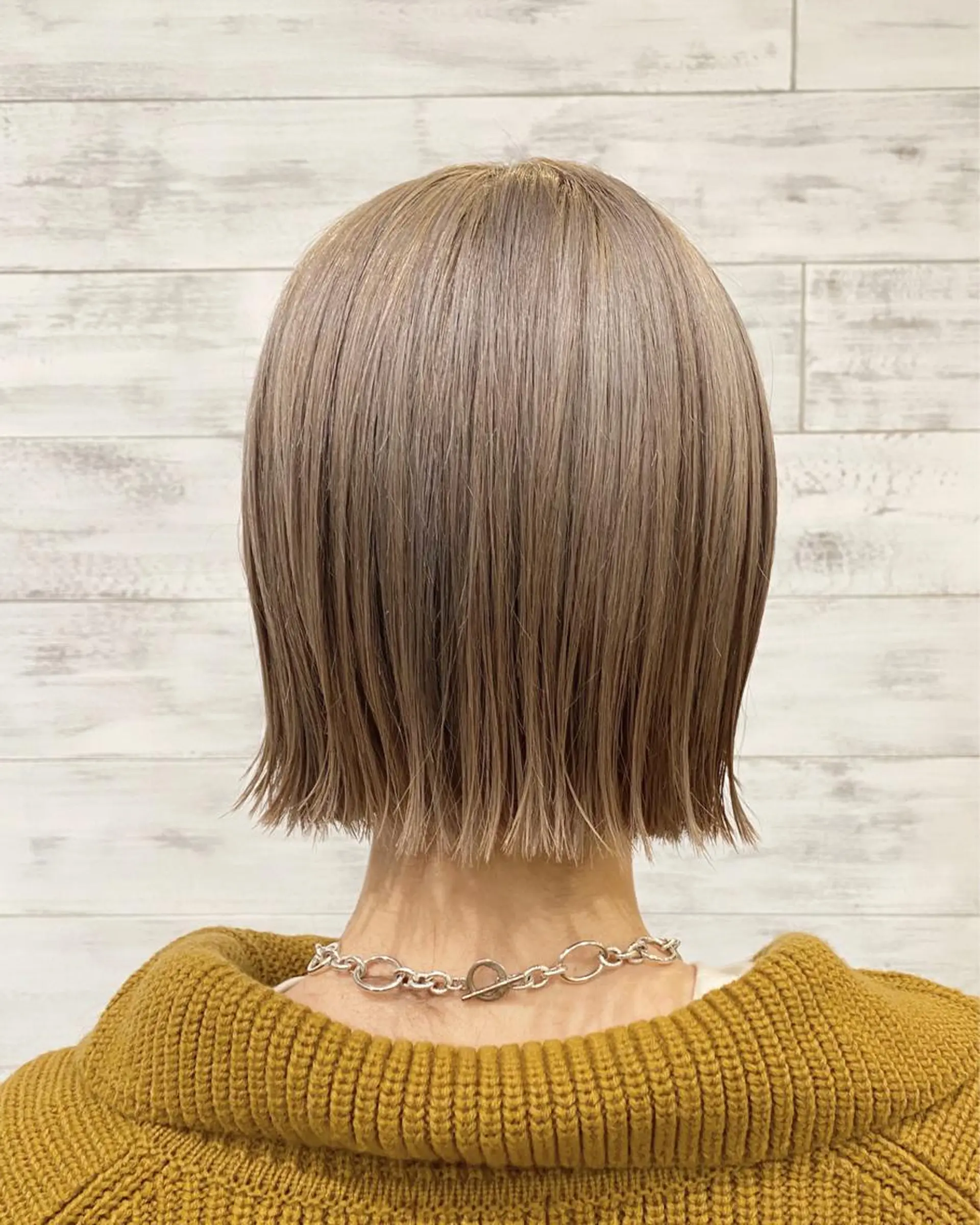 ショート 切りっぱなしボブ ボブ 栗原 瑞稀のヘアスタイル