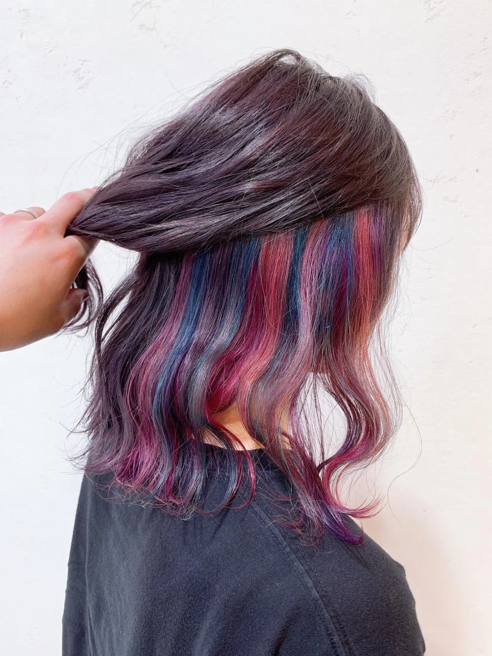 ミディアム カラー 天野 開のヘアスタイル