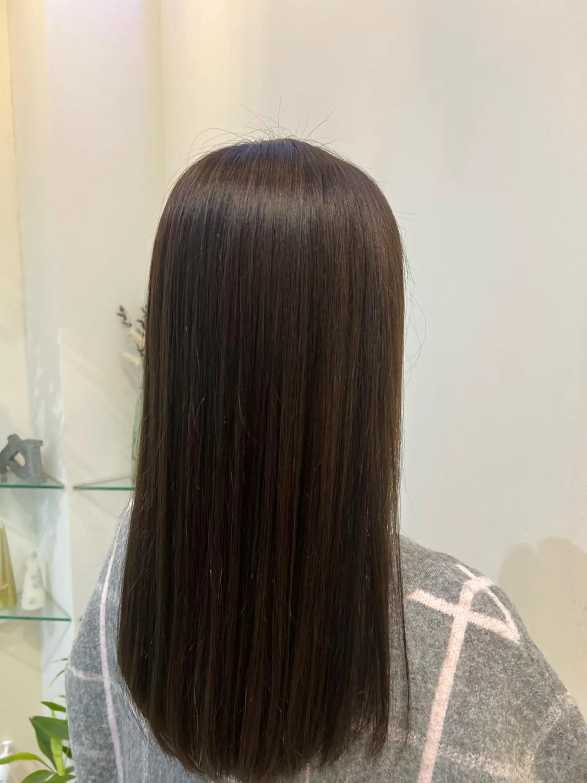 ロング カラー ブリーチしない暖色 カラー🥀杉 優菜のヘアスタイル