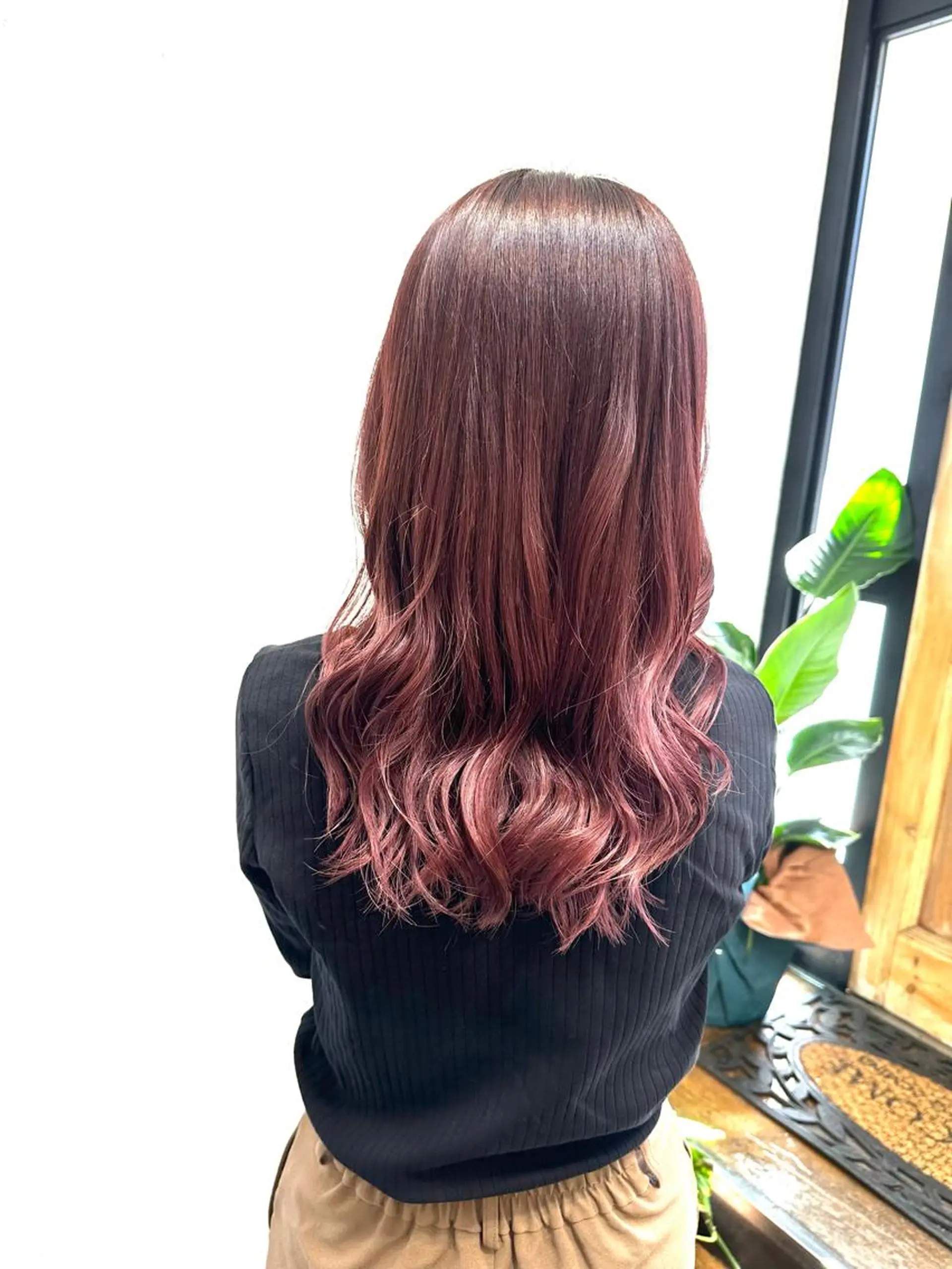 カラー ピンクカラー hair living Liko池袋東口店所属・✨透明感カラー🌱 上村　舜のヘアスタイル