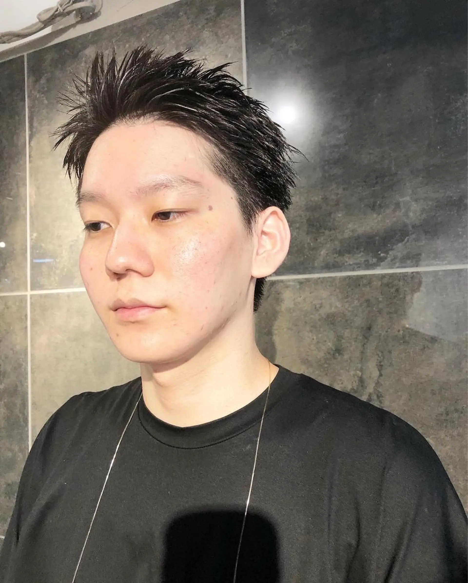 ヘアアレンジ メンズ スパイキーショート カット トリートメント ヘアセット メンズ特化✂️栗原 侑也のヘアスタイル
