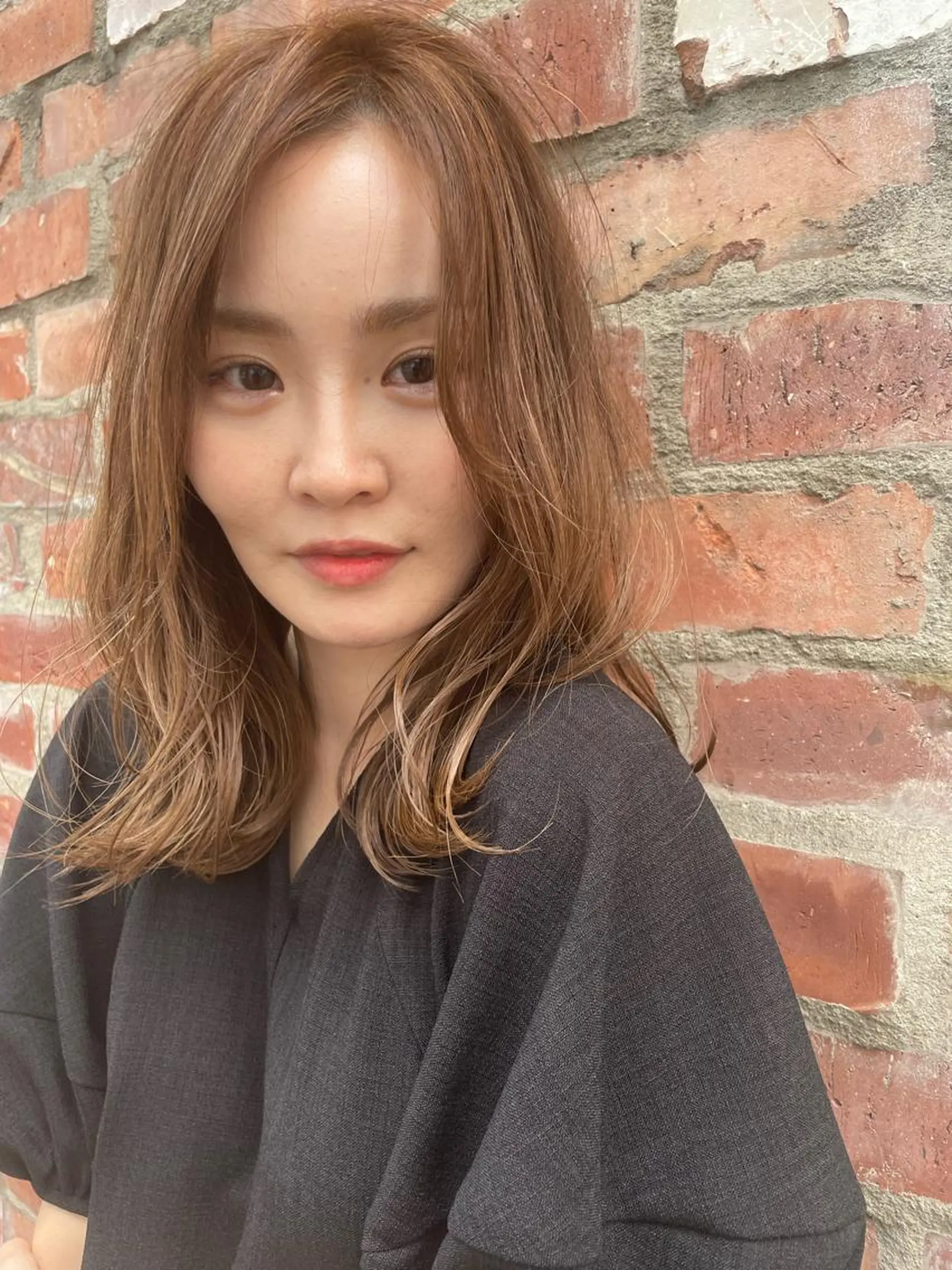 セミロング カラー ハイライトカラー ハイライト One By The Ect所属・ショート/脱白髪染め ☆宇﨑悠実のヘアスタイル