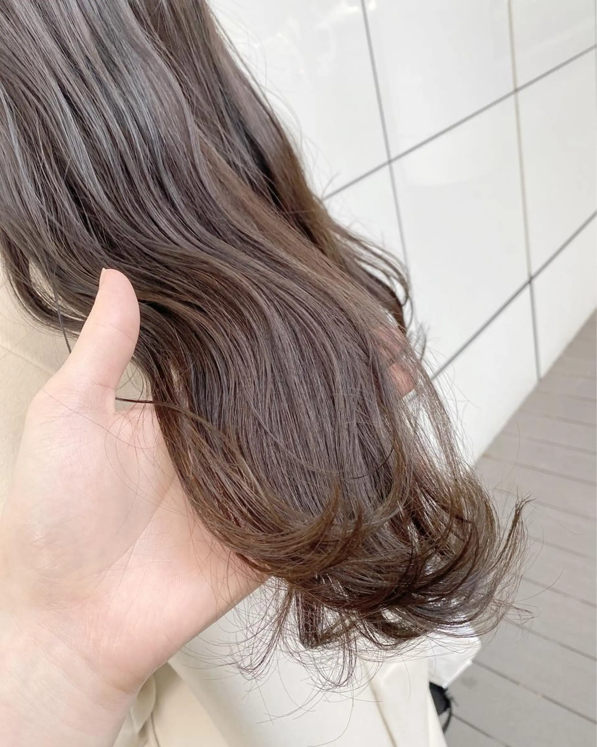 ロング カラー カット ヘアカラー トリートメント Lolonois梅田 スタッフのヘアスタイル